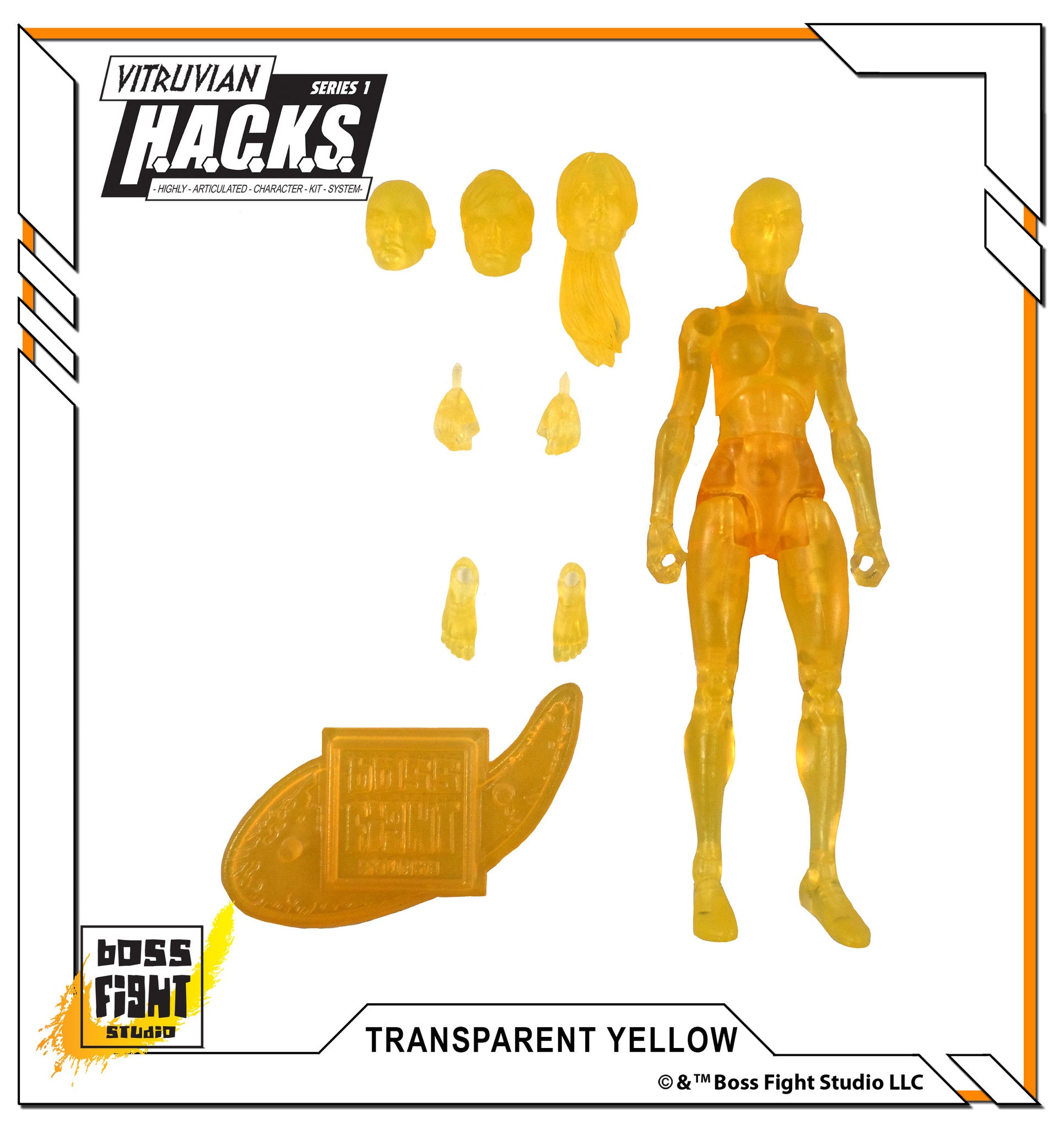 Vitruvian H.A.C.K.S. Action Figure Blank - Female Body
