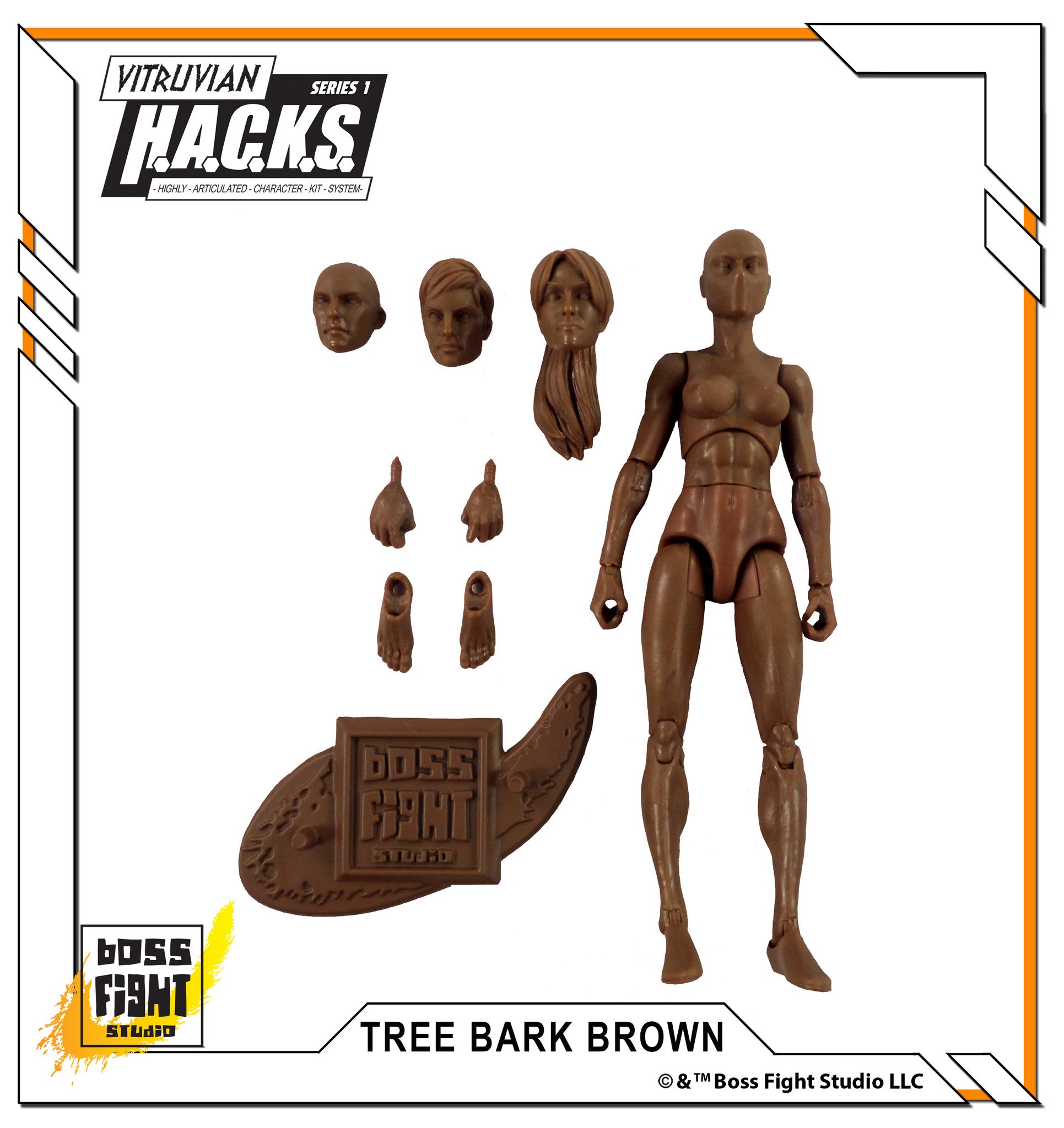 Vitruvian H.A.C.K.S. Action Figure Blank - Female Body