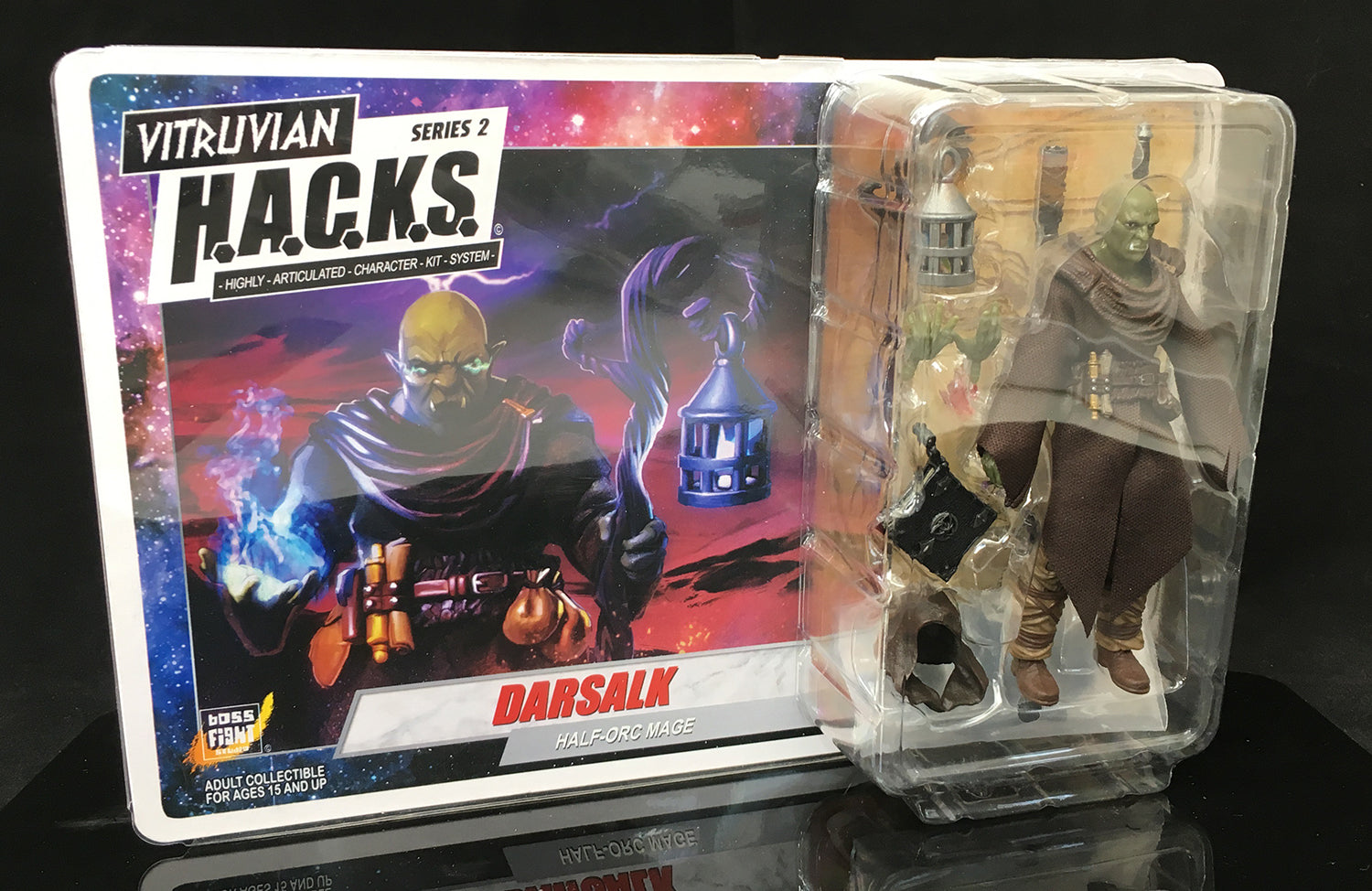 Vitruvian H.A.C.K.S. Action Figure: Darsalk - Orc Mage