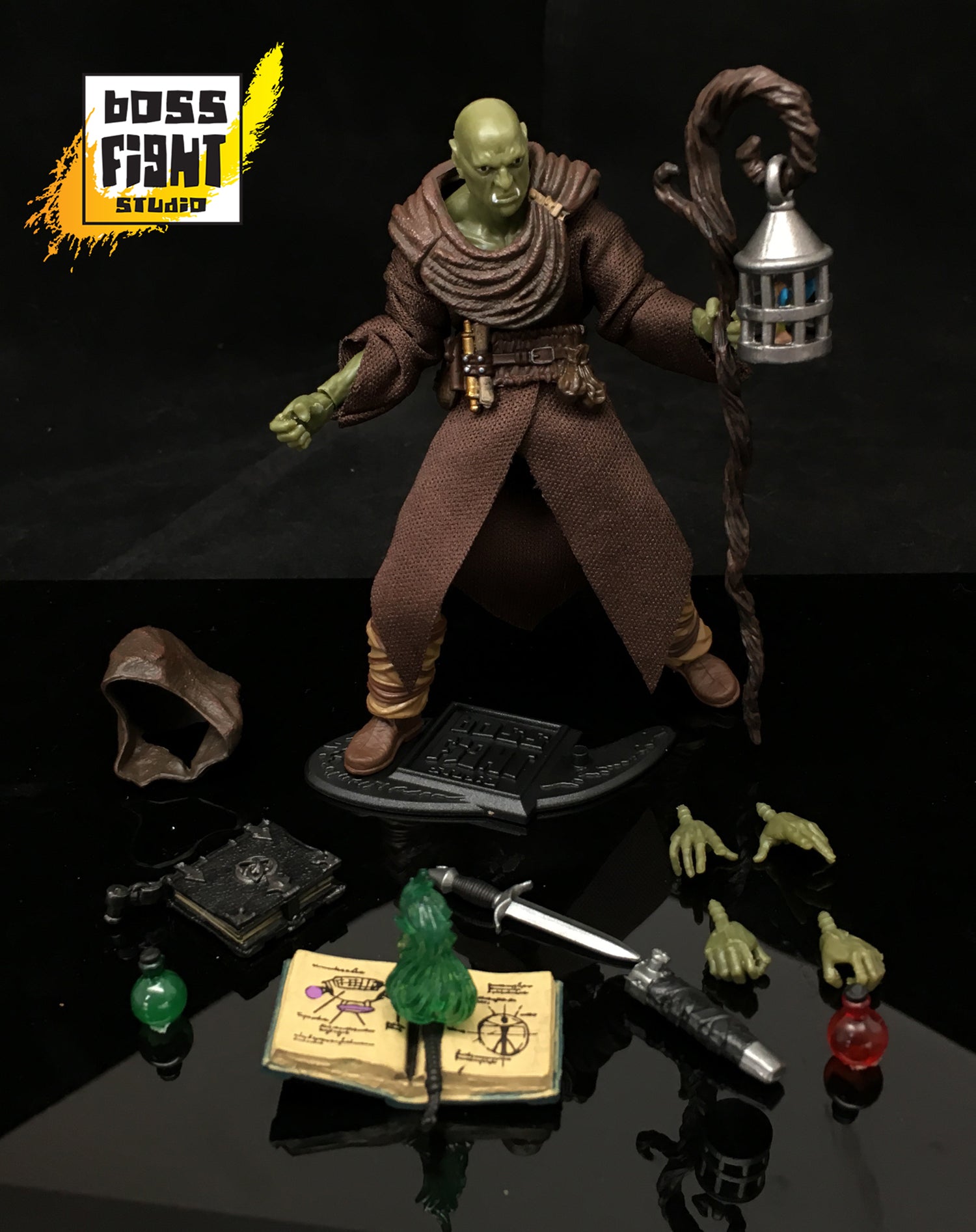 Vitruvian H.A.C.K.S. Action Figure: Darsalk - Orc Mage