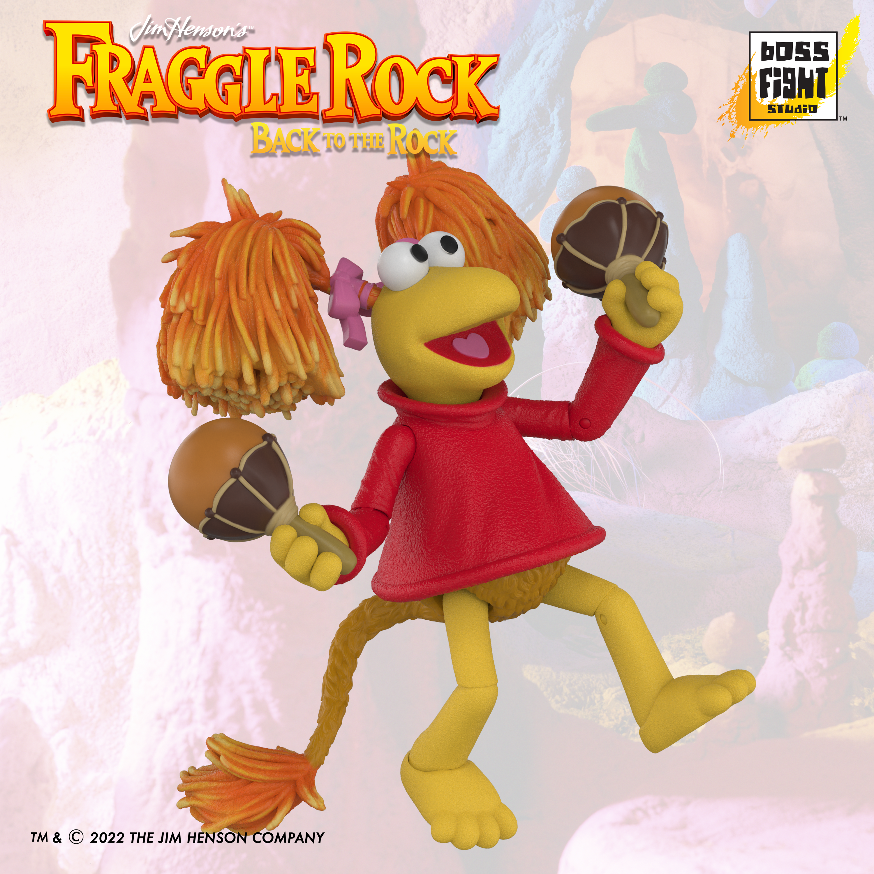 Fraggle Rock Deluxe Action Figure: Red