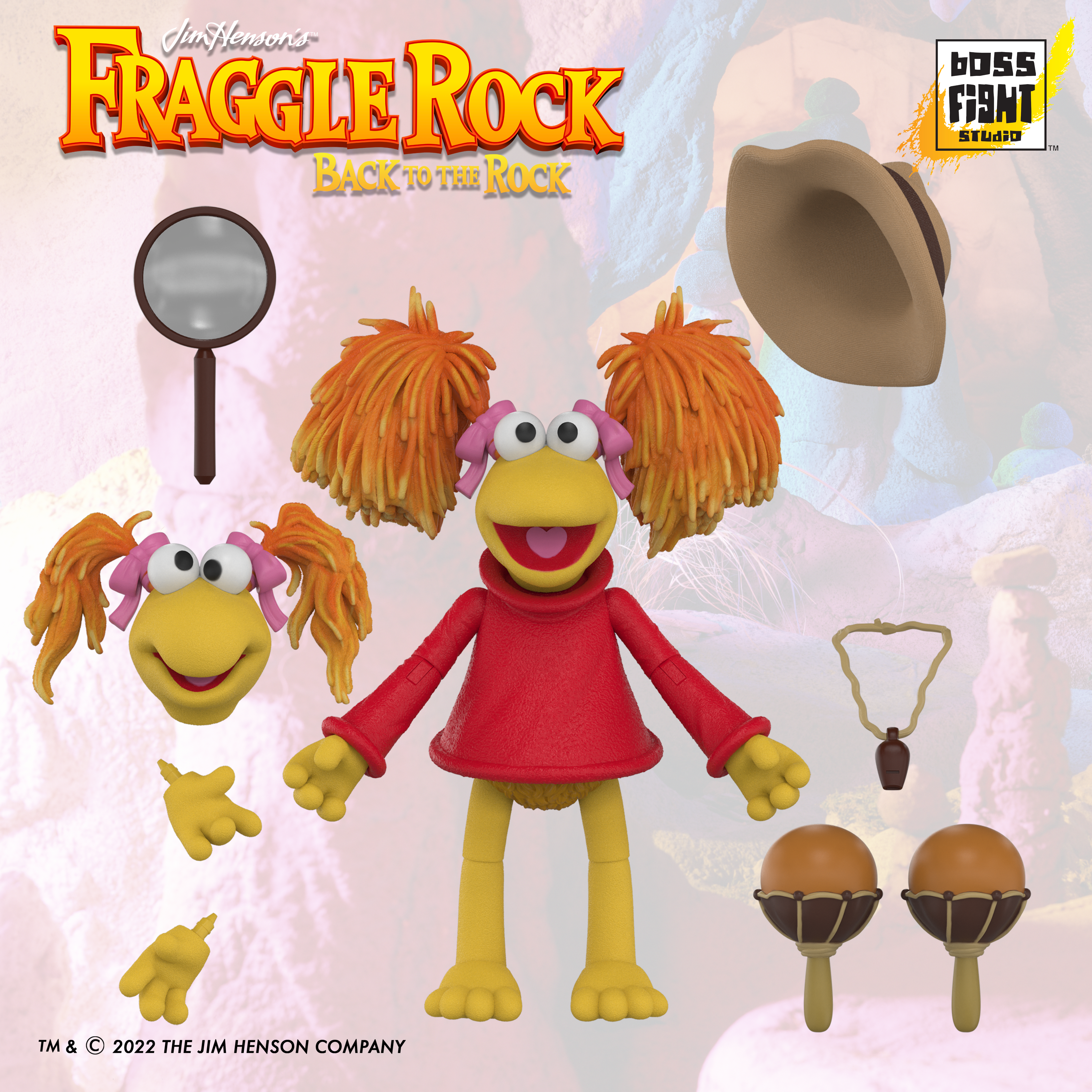 Fraggle Rock Deluxe Action Figure: Red