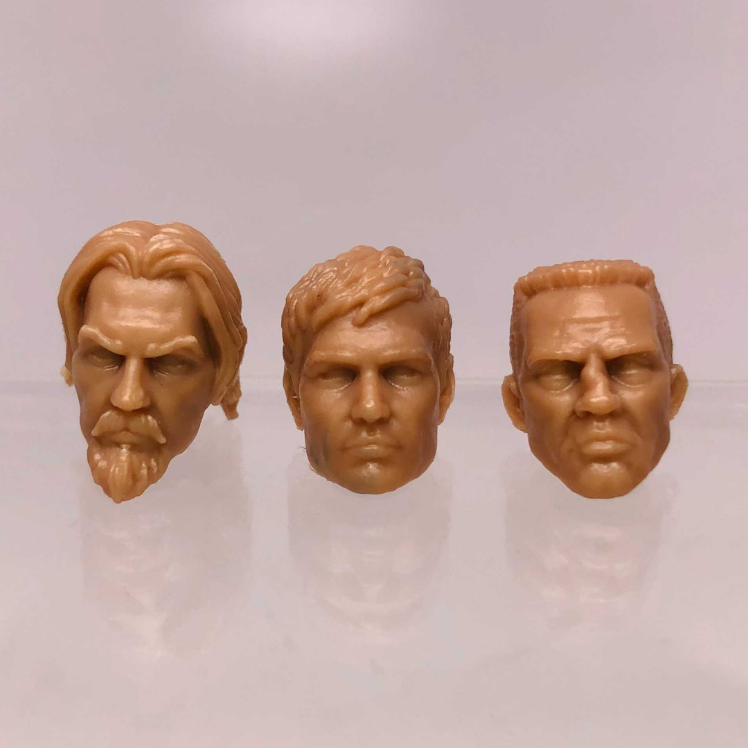 VITRUVIAN H.A.C.K.S. 3 Male Head Pack - Unpainted