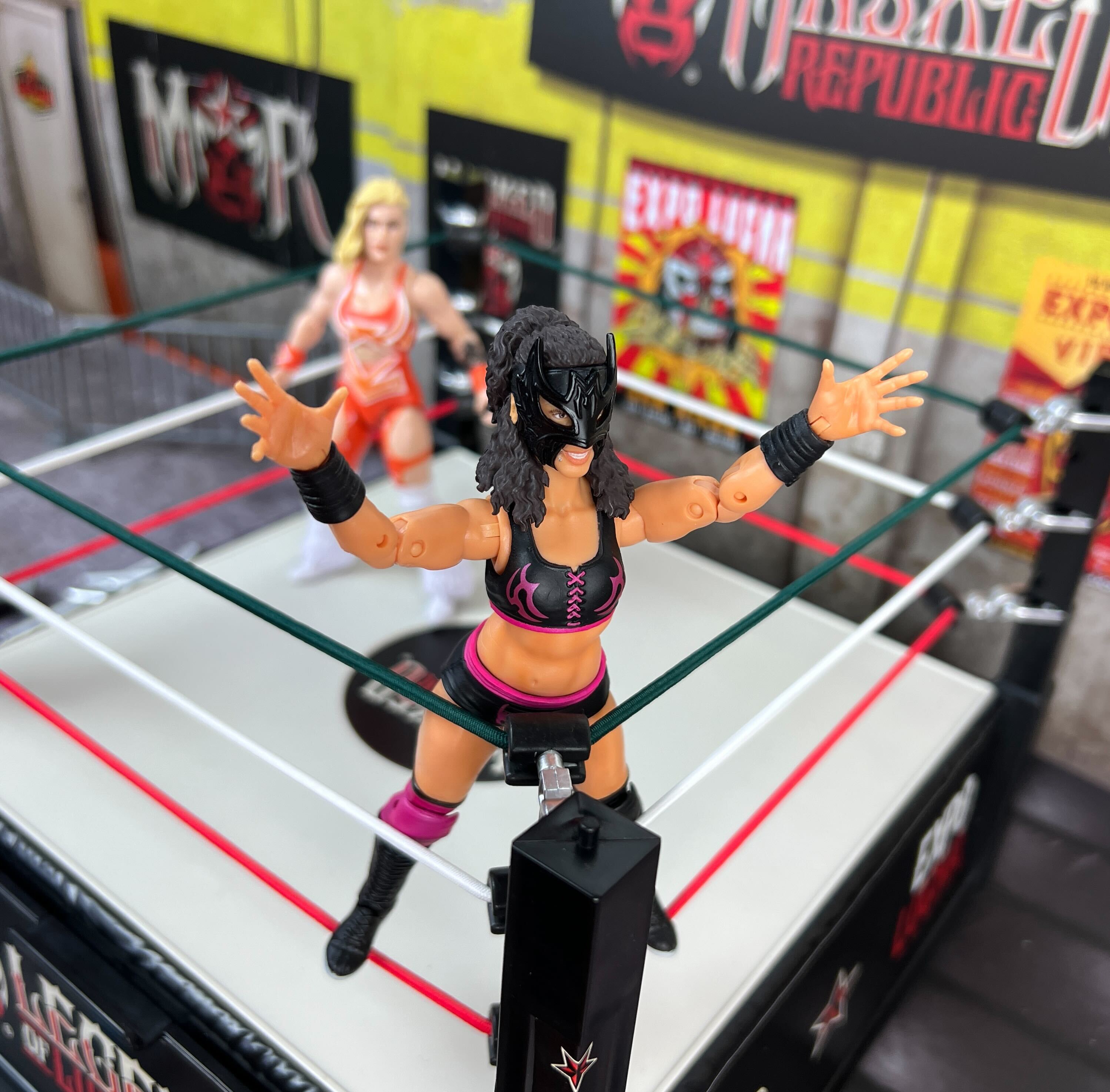 Legends of Lucha Libre Premium Collector Action Figure: Lady Maravilla