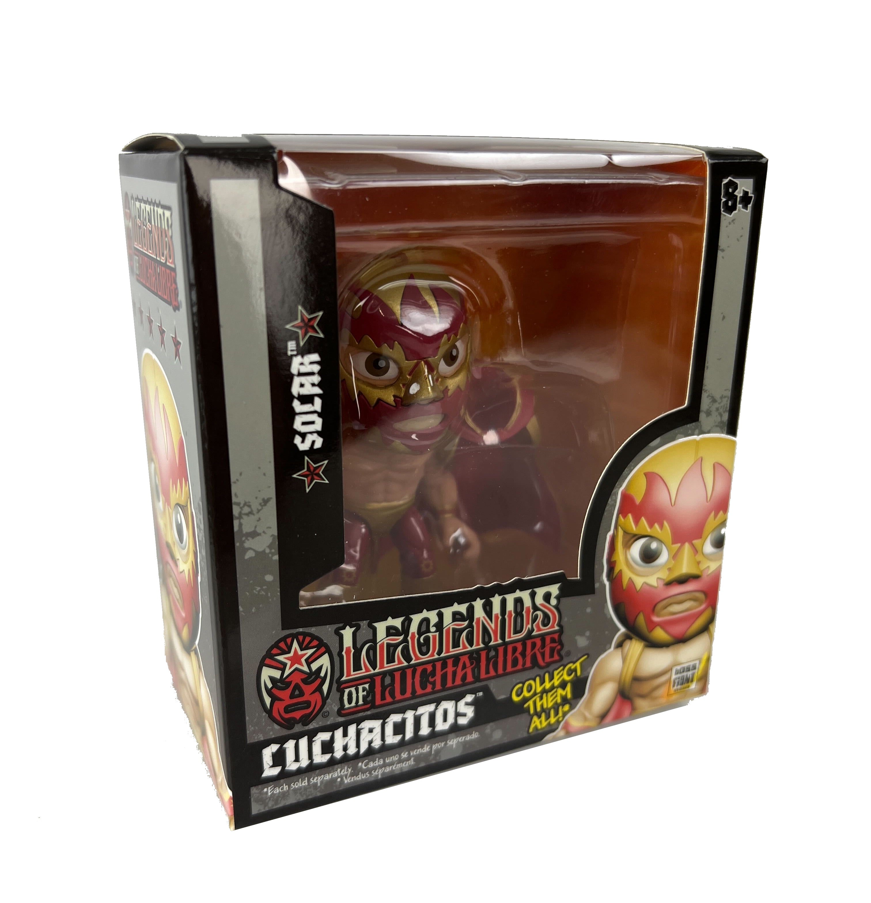 Legends of Lucha Libre - Luchacitos Mini Action Figures - Solar, Gold Costume