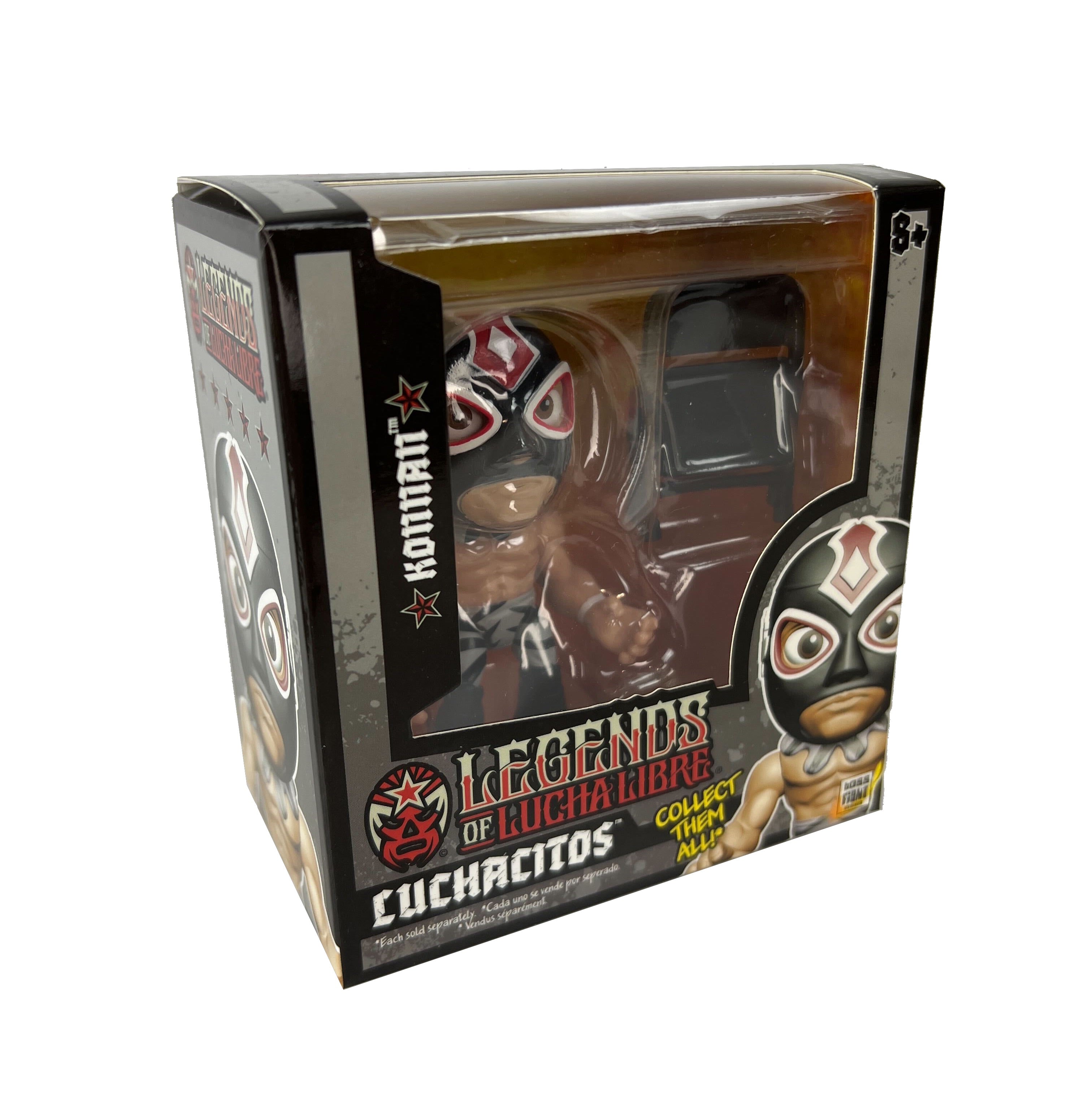 Legends of Lucha Libre - Luchacitos Mini Action Figures - Konnan, Black Costume