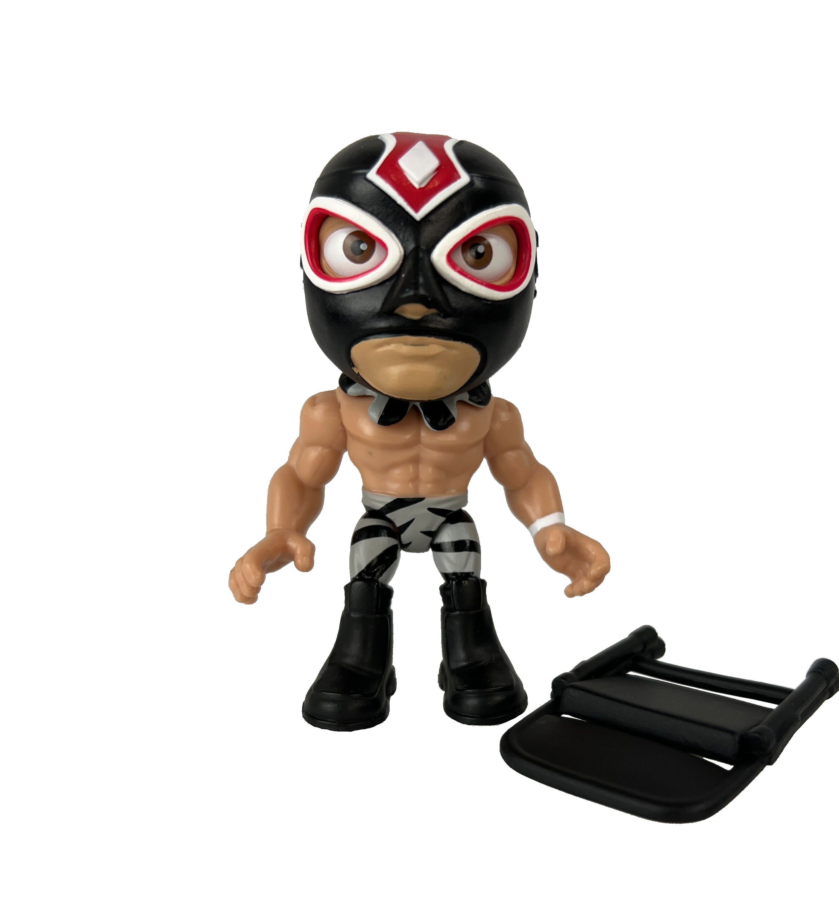 Legends of Lucha Libre - Luchacitos Mini Action Figures - Konnan, Black Costume