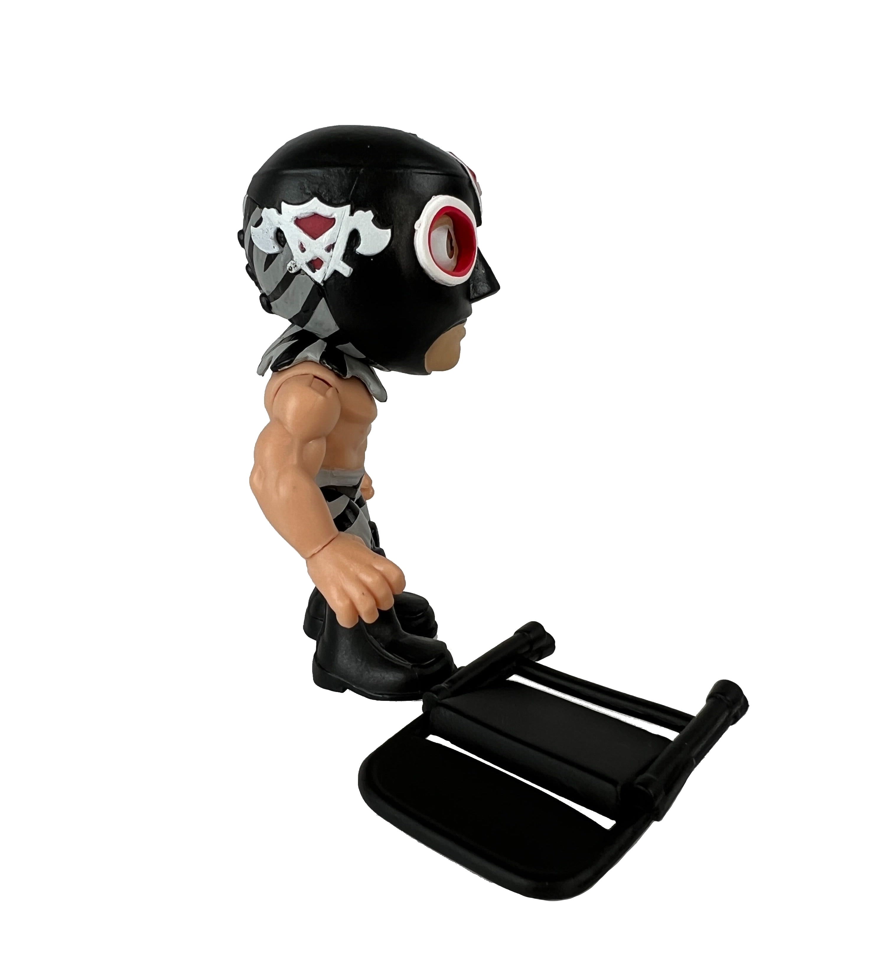 Legends of Lucha Libre - Luchacitos Mini Action Figures - Konnan, Black Costume