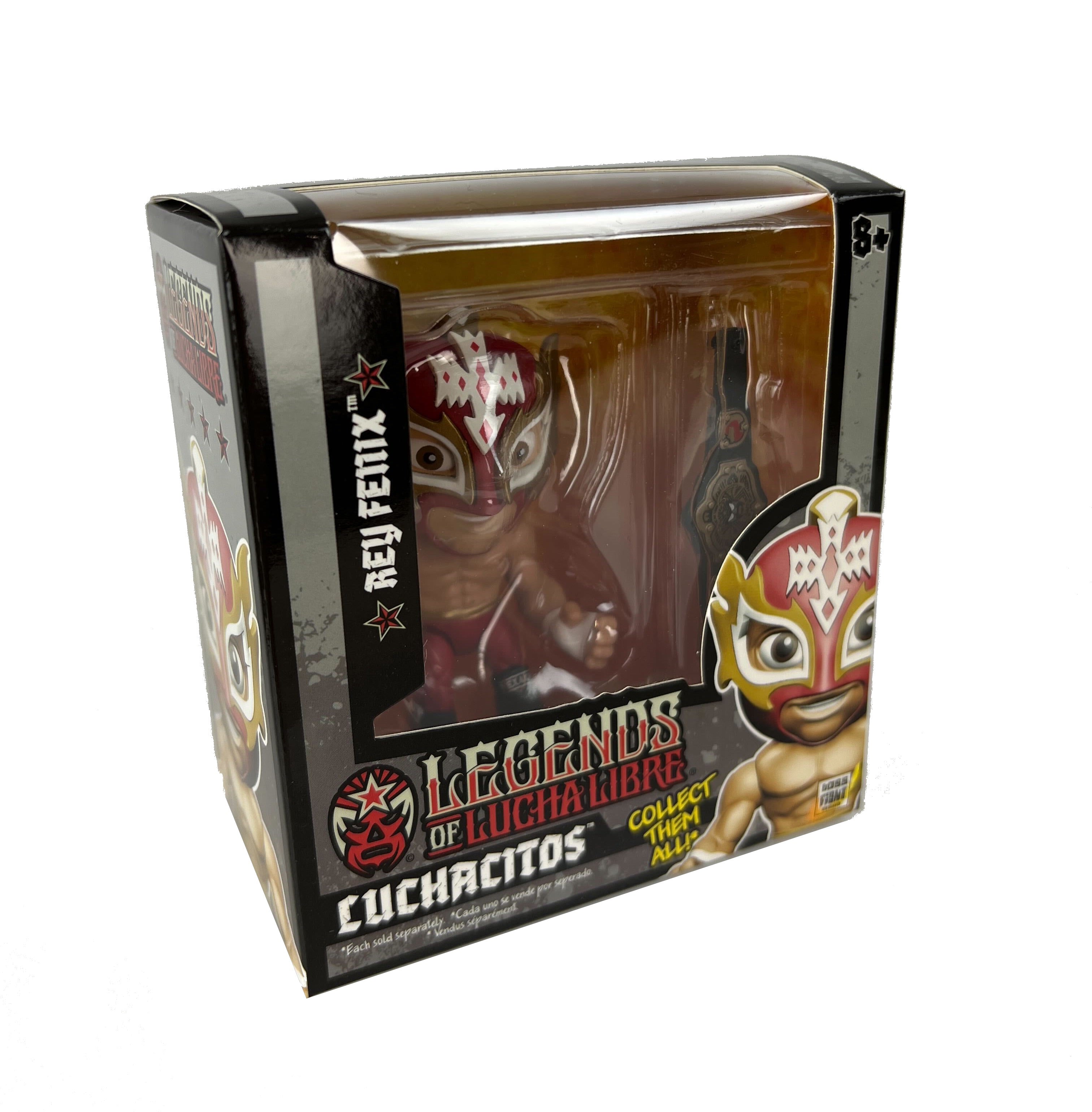 Legends of Lucha Libre - Luchacitos Mini Action Figures - Rey Fenix, Red Costume