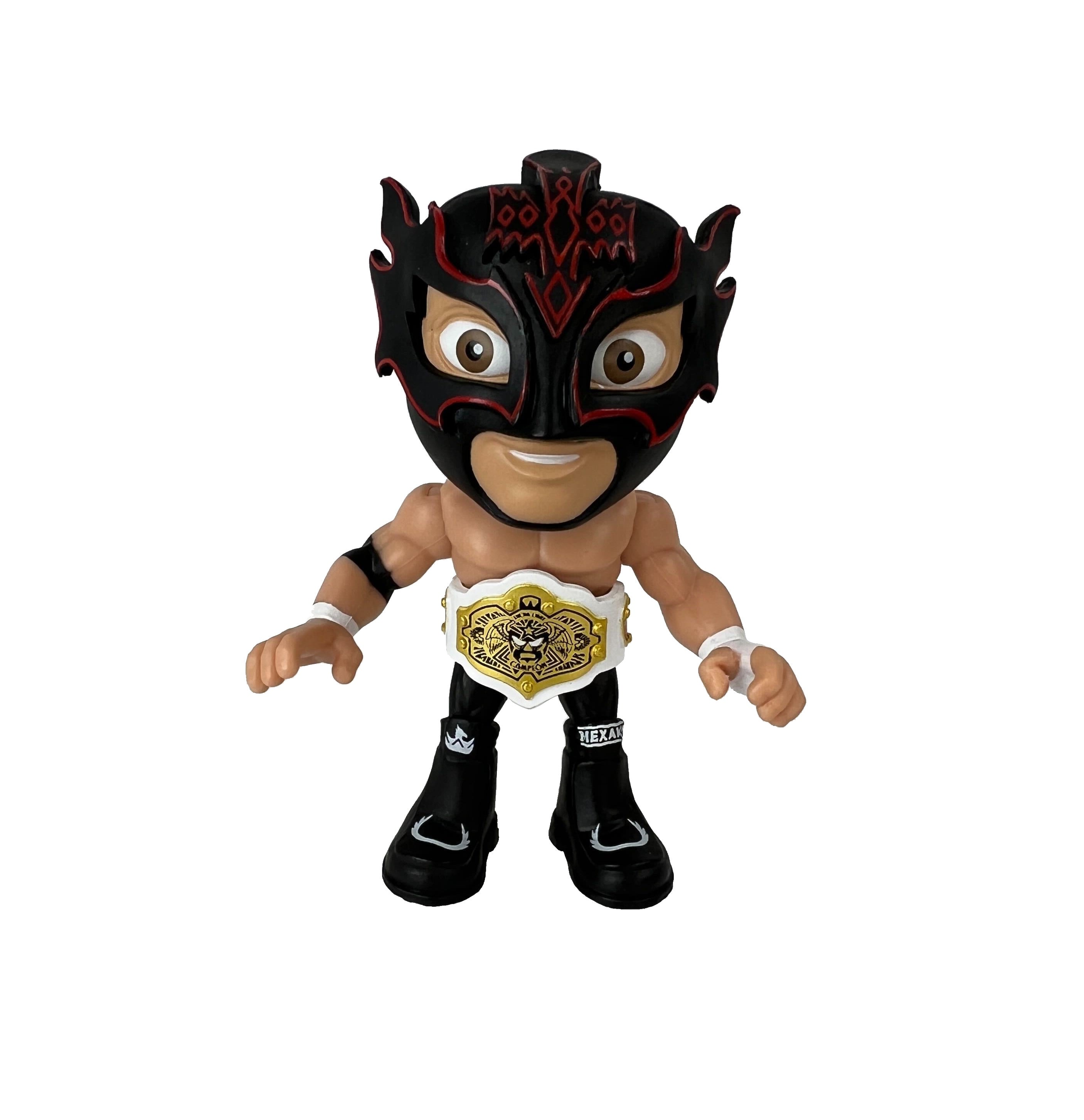 Legends of Lucha Libre - Luchacitos Mini Action Figures - Rey Fenix, Black Costume