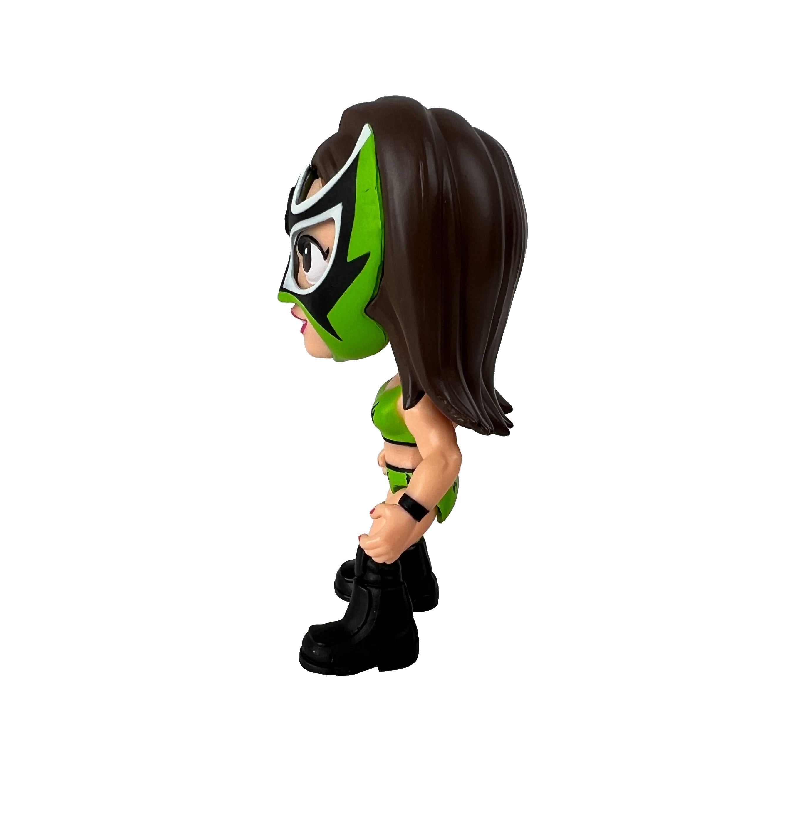 Legends of Lucha Libre - Luchacitos Mini Action Figures - Lady Maravilla, Green Costume