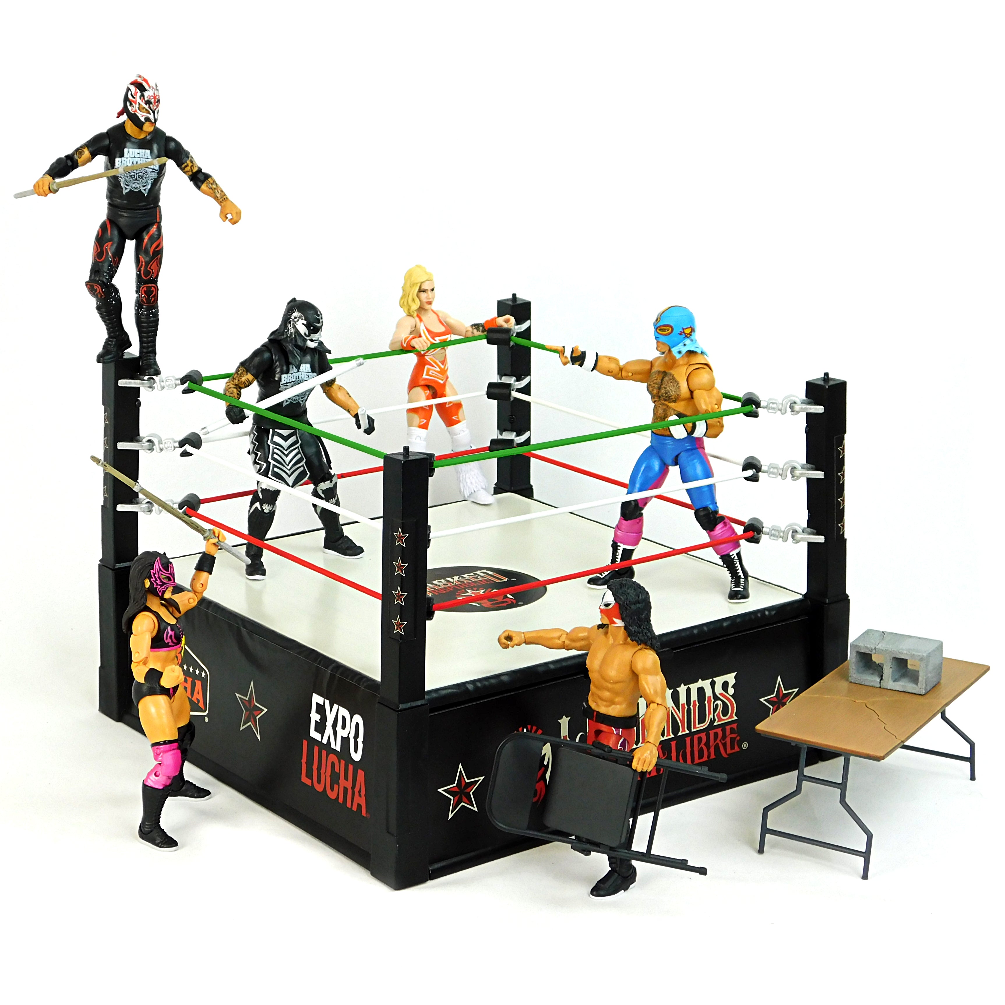 Legends of Lucha Libre Ring - Action Figure Playset