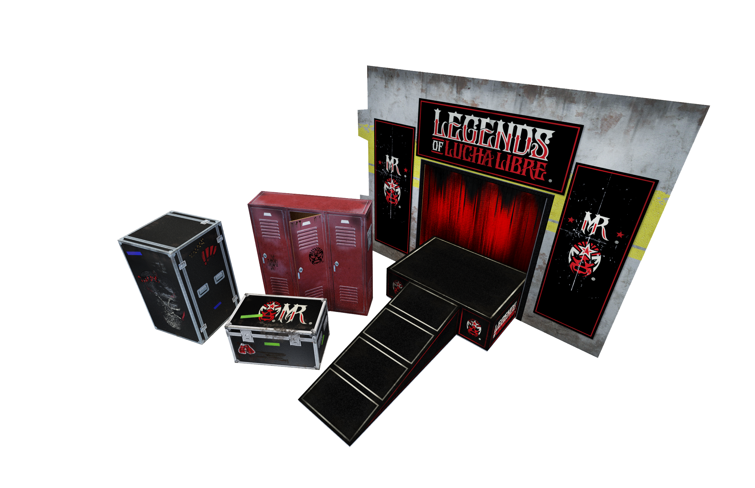 Legends of Lucha Libre Extreme Sets Diorama