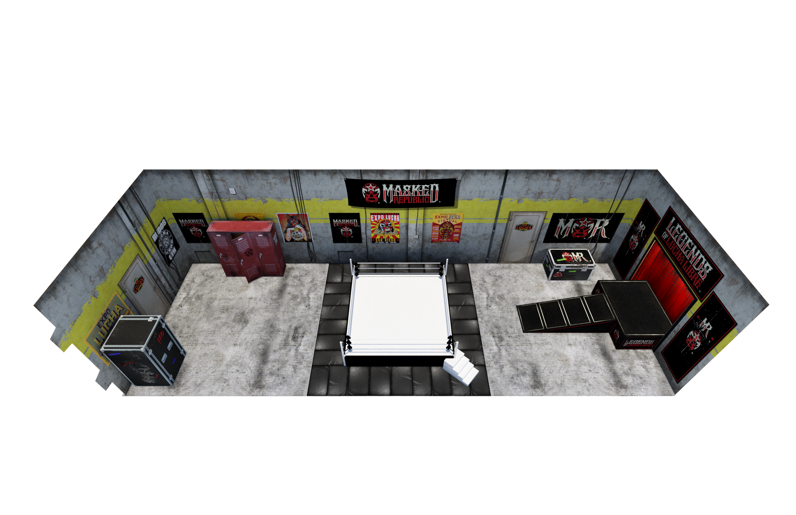 Legends of Lucha Libre Extreme Sets Diorama