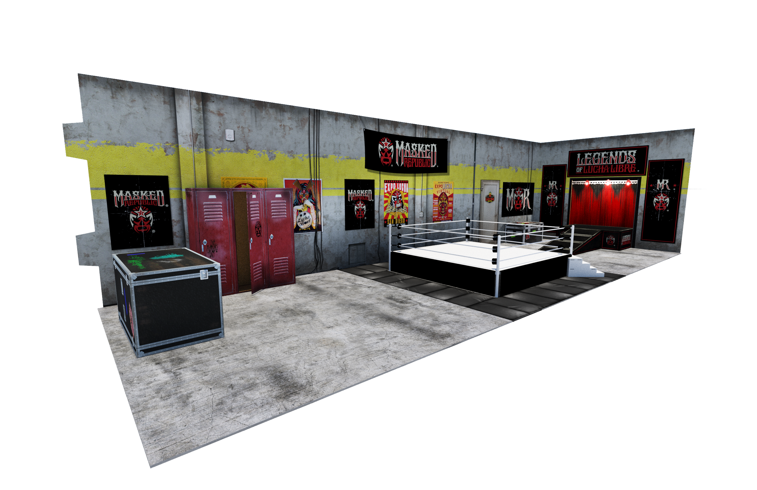 Legends of Lucha Libre Extreme Sets Diorama