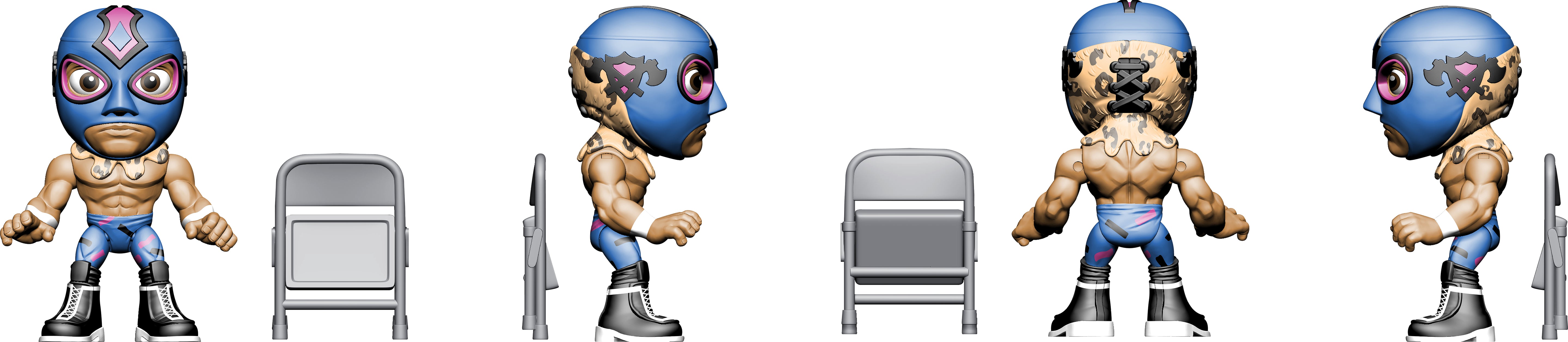 Luchacitos Mini Action Figures PDQ