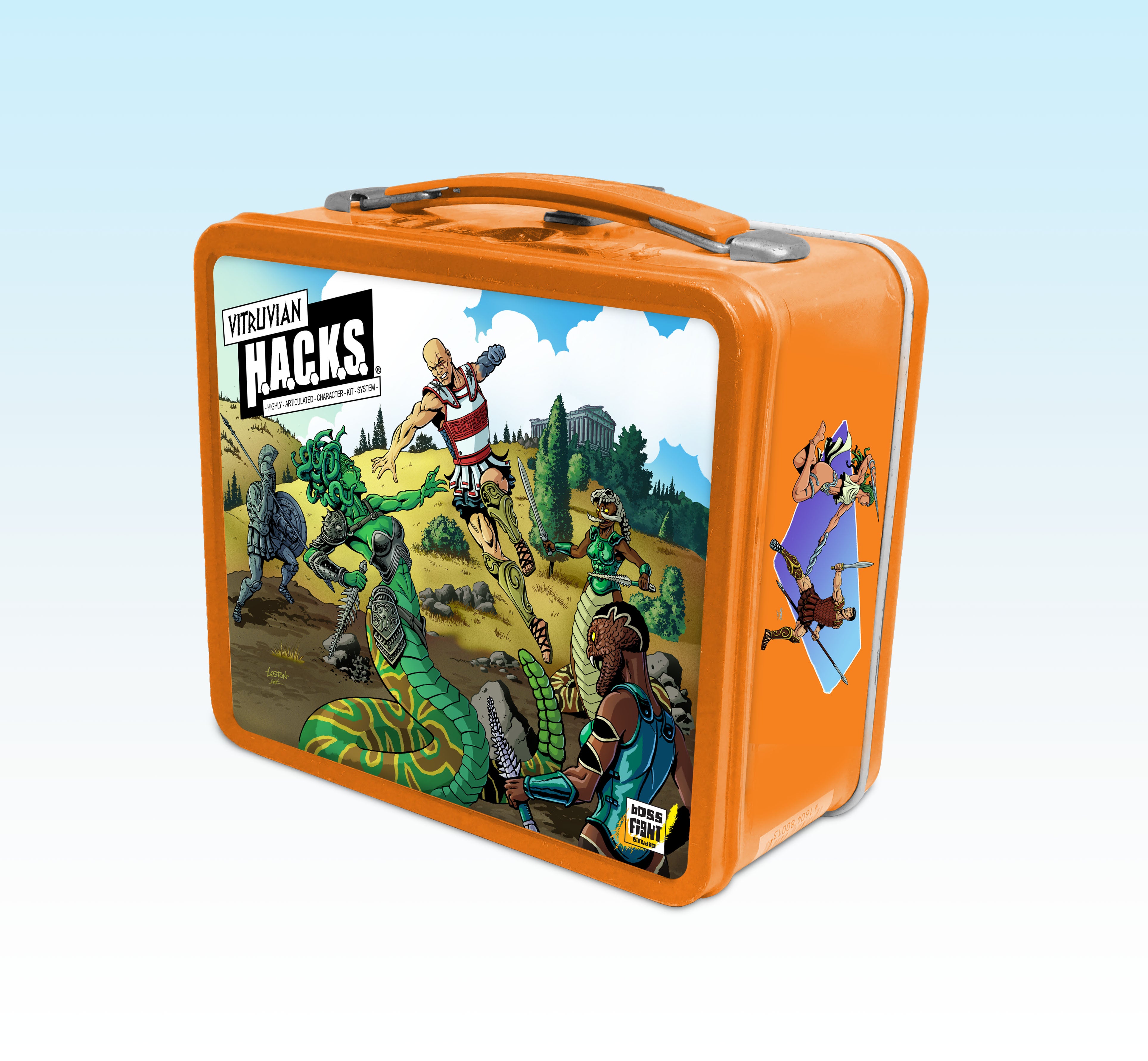 Vitruvian H.A.C.K.S. Action Figure: Leonidas V2 & Lunchbox