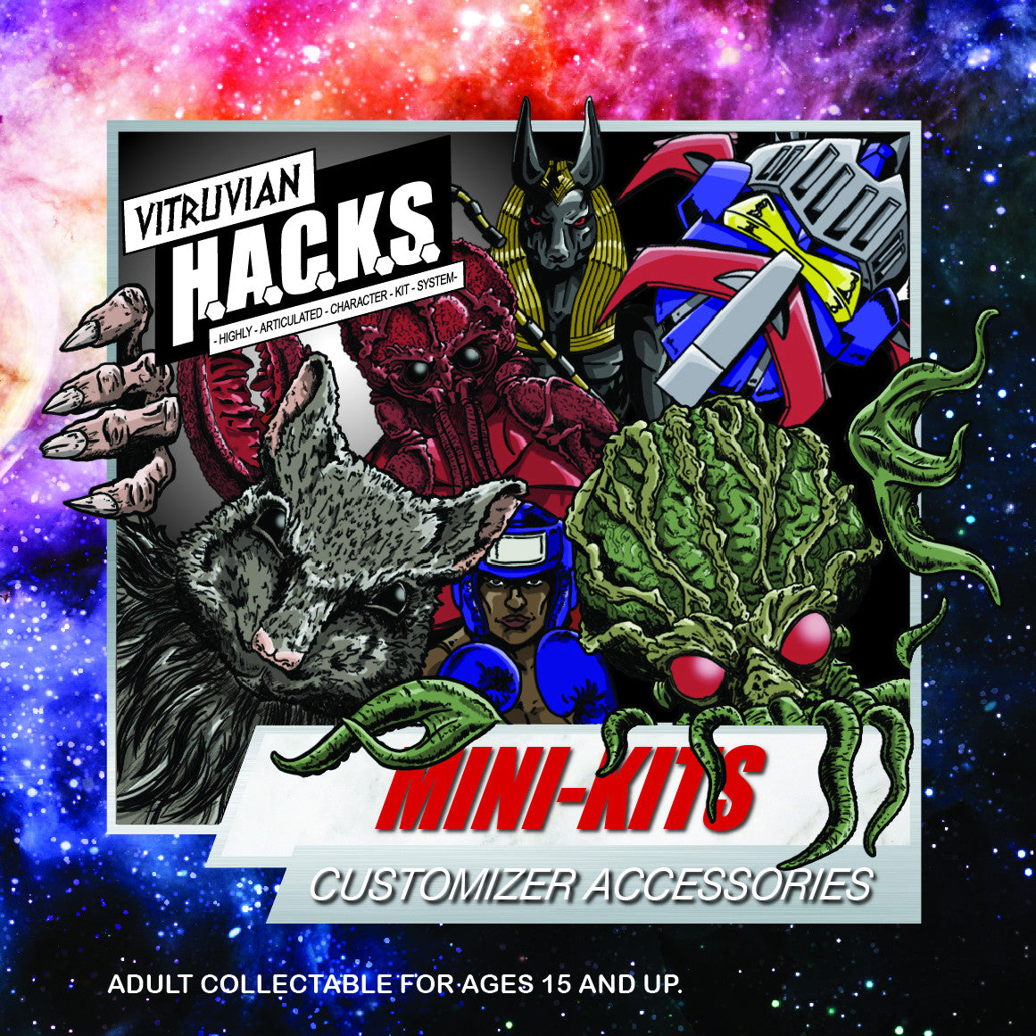 Vitruvian H.A.C.K.S. - Mini-Kit Blind Bags Assortment Box Wave 1