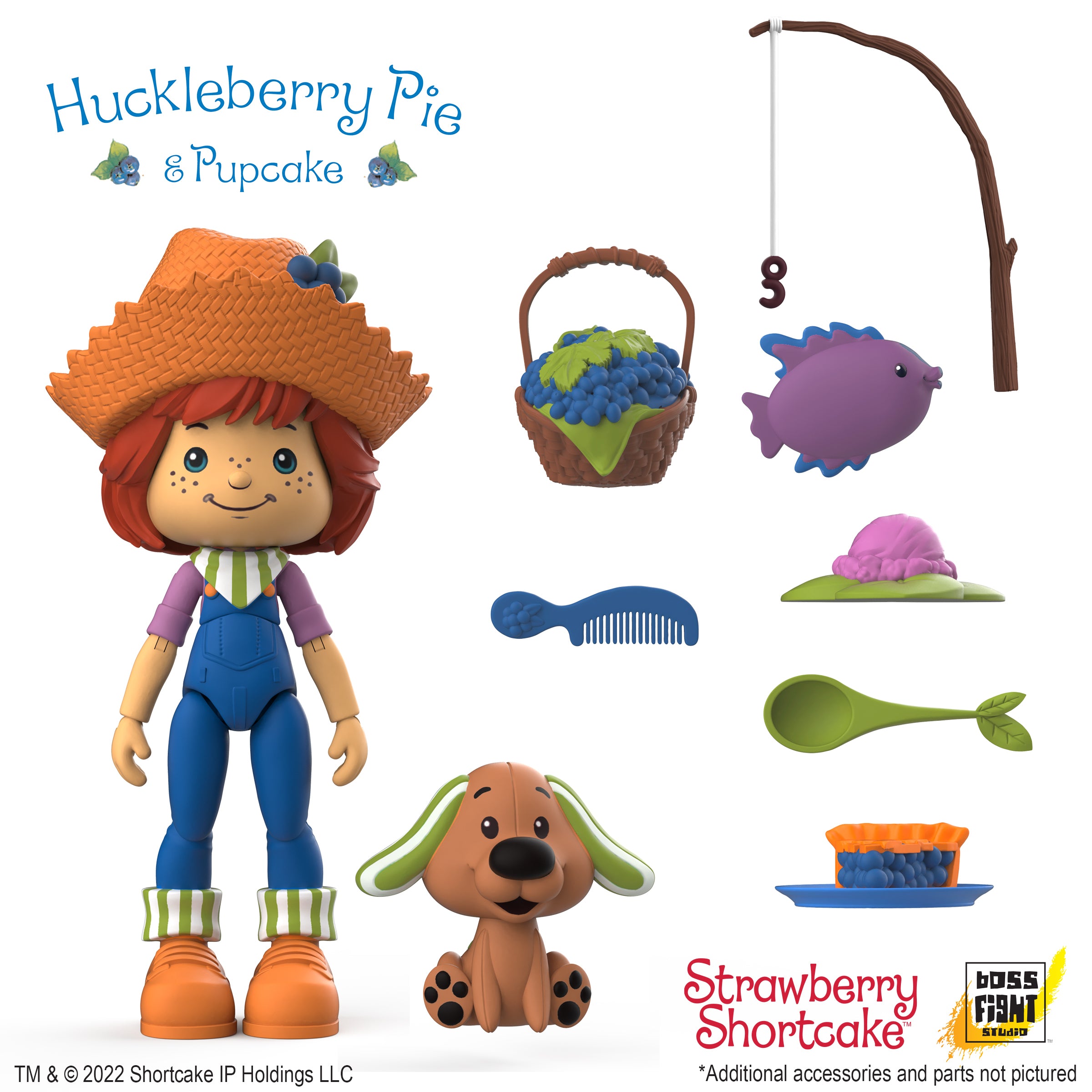 Strawberry Shortcake Deluxe Action Figure: Huckleberry Pie Action Figure