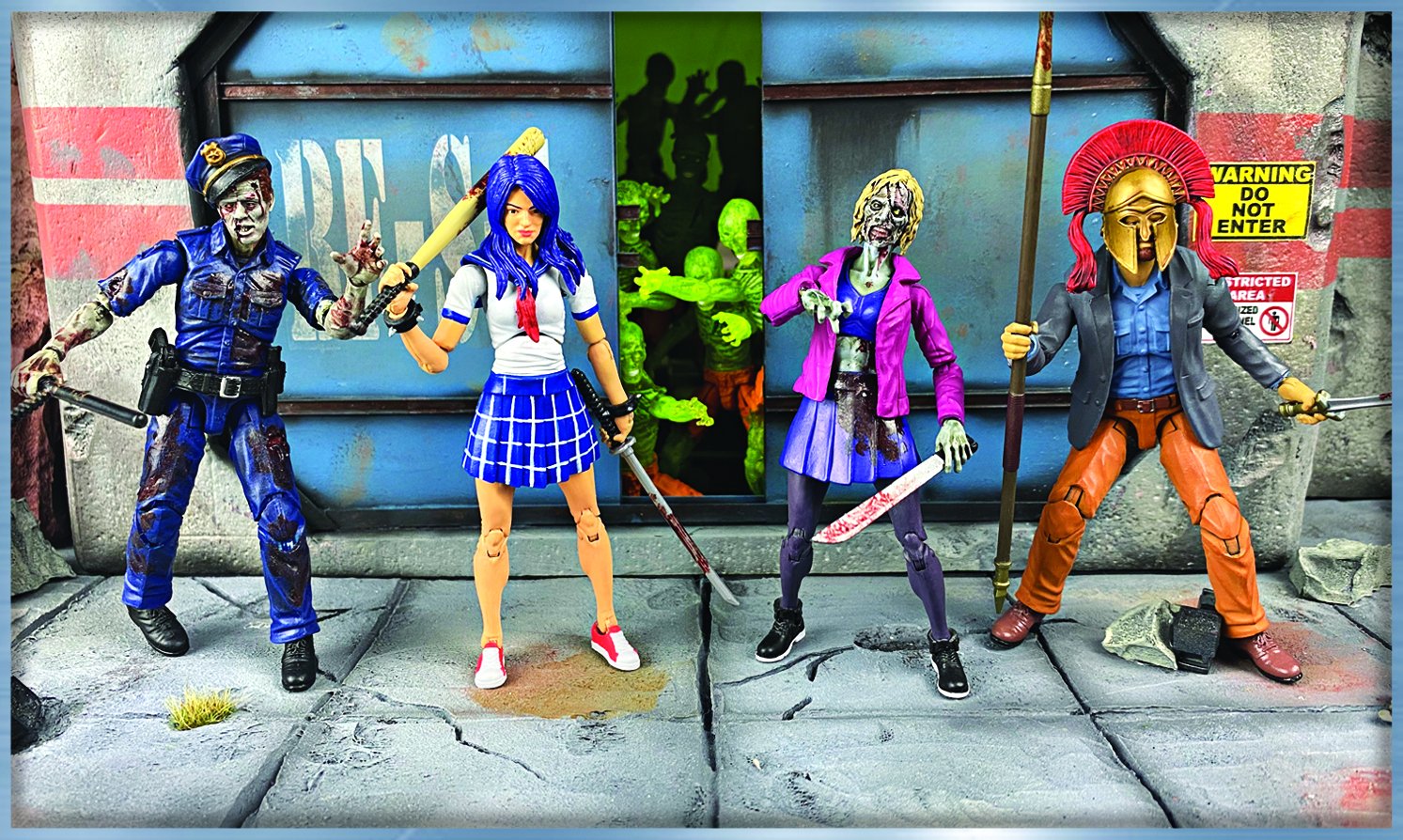 Vitruvian H.A.C.K.S. Action Figure: Series Z - OFFICER ZED