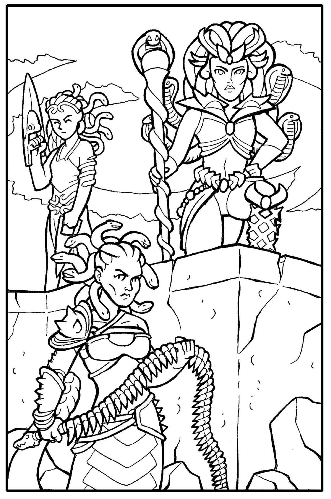 Vitruvian HACKS Coloring Pages Vol. 1