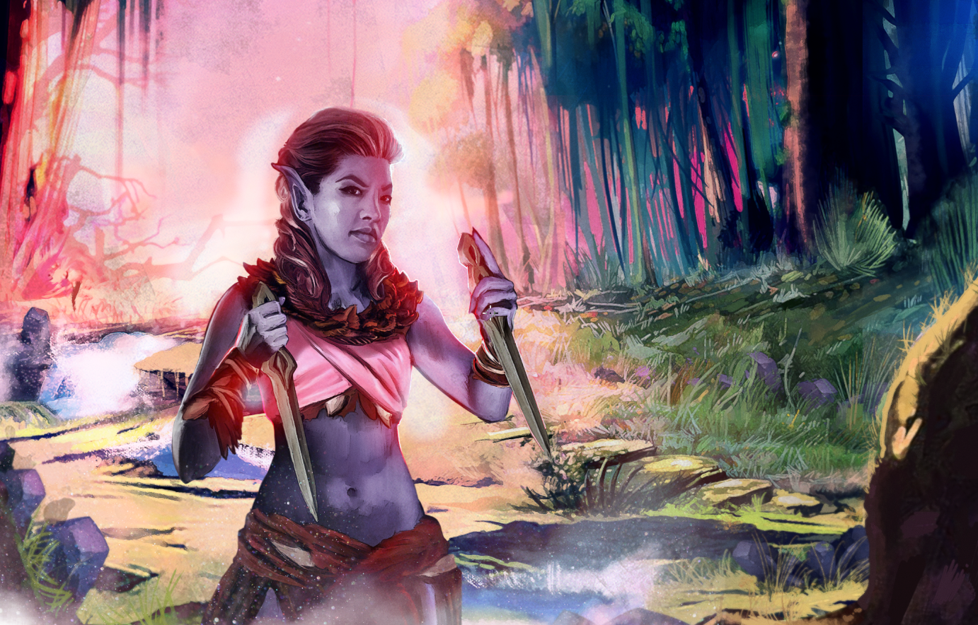 Vitruvian H.A.C.K.S. Action Figure: Cerisier - Sakura Elven Assassin