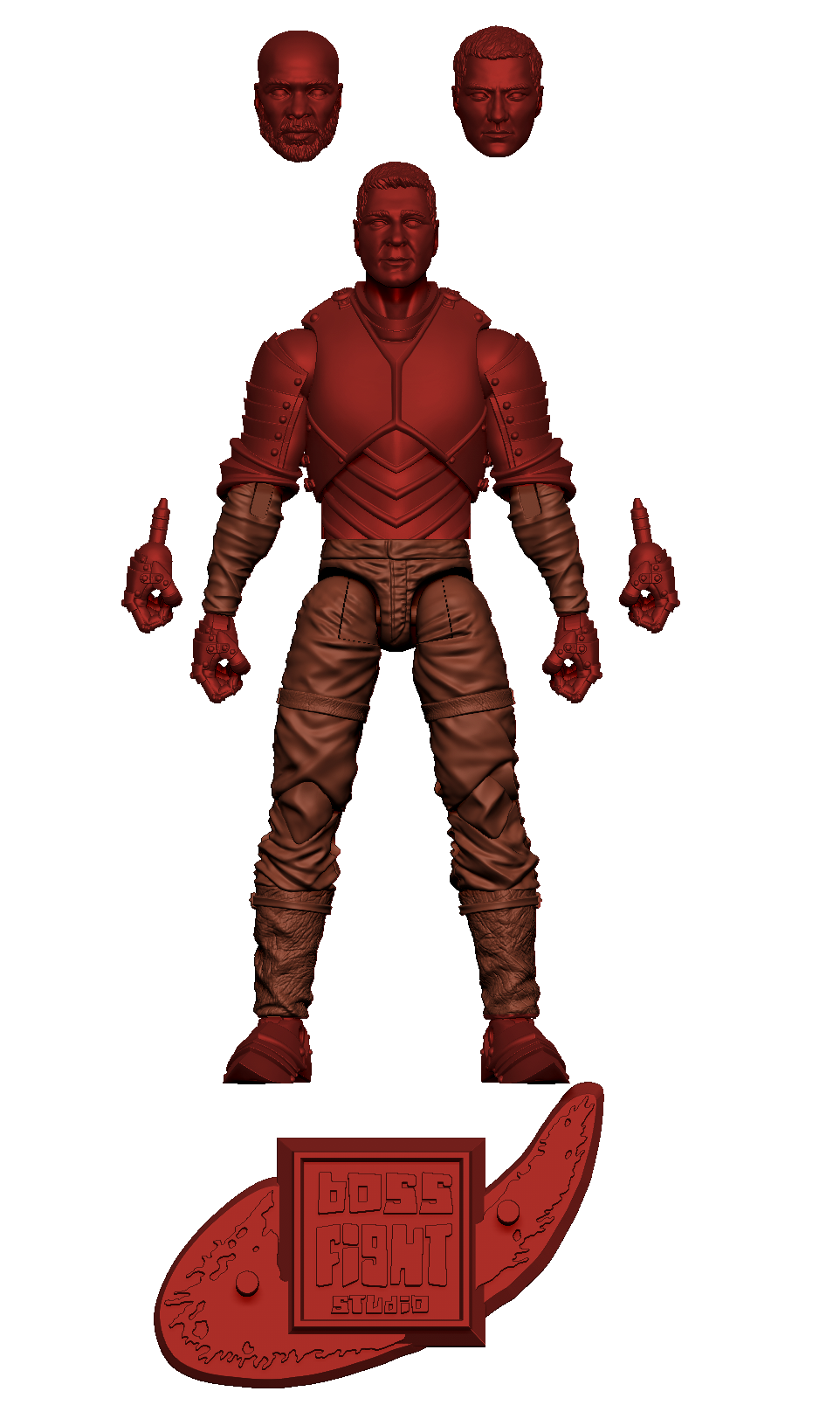 Vitruvian H.A.C.K.S. Action Figure: Fantasy Character Blanks (Collection 2)