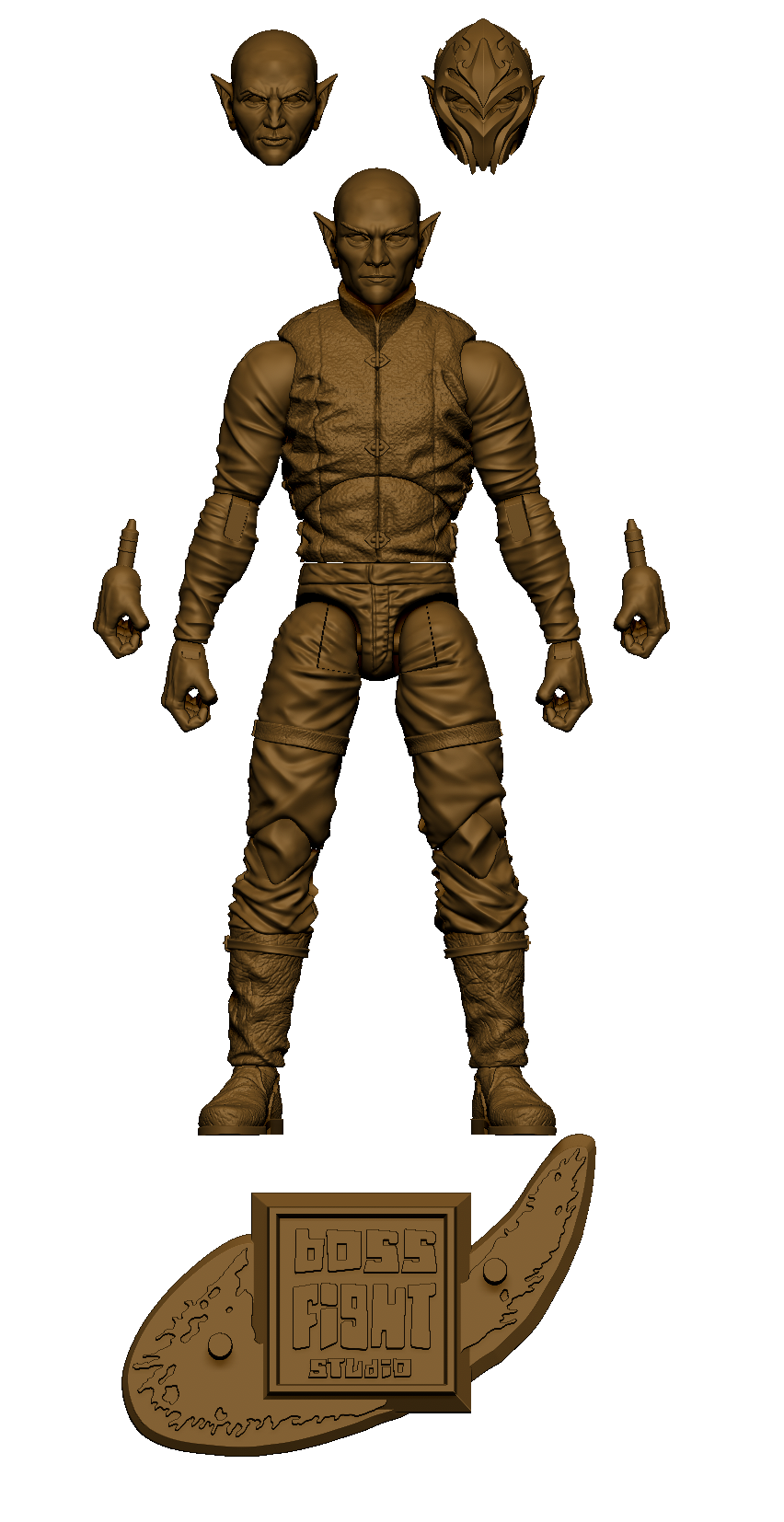 Vitruvian H.A.C.K.S. Action Figure: Fantasy Character Blanks (Collection 2)