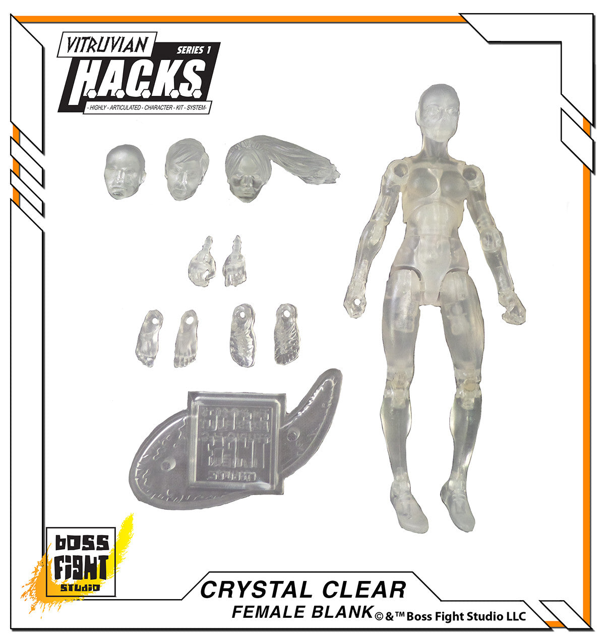 Vitruvian H.A.C.K.S. Action Figure Blank - Female Body