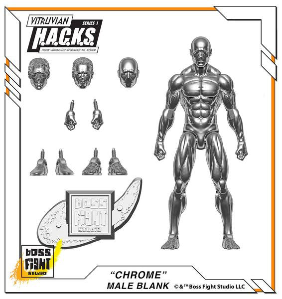 Vitruvian H.A.C.K.S. Action Figure Blank - Male Body