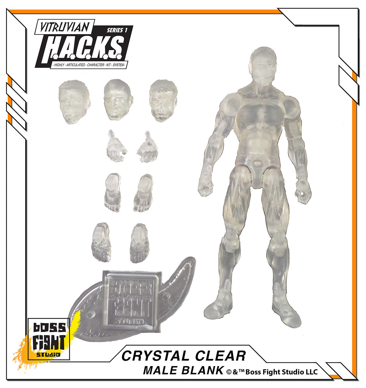 Vitruvian H.A.C.K.S. Action Figure Blank - Male Body