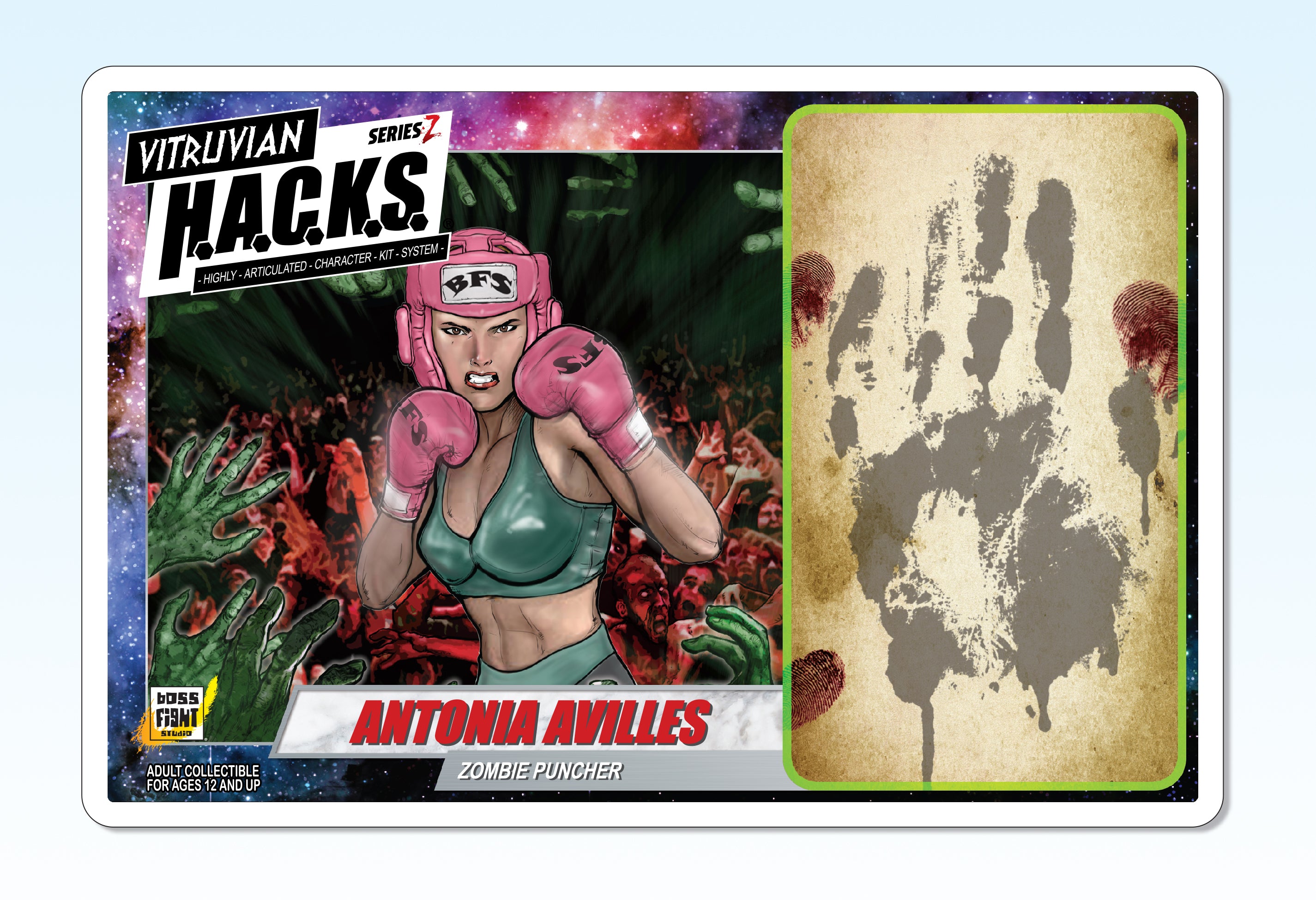 Vitruvian H.A.C.K.S. Action Figure: Series Z - ANTONIA AVILLES