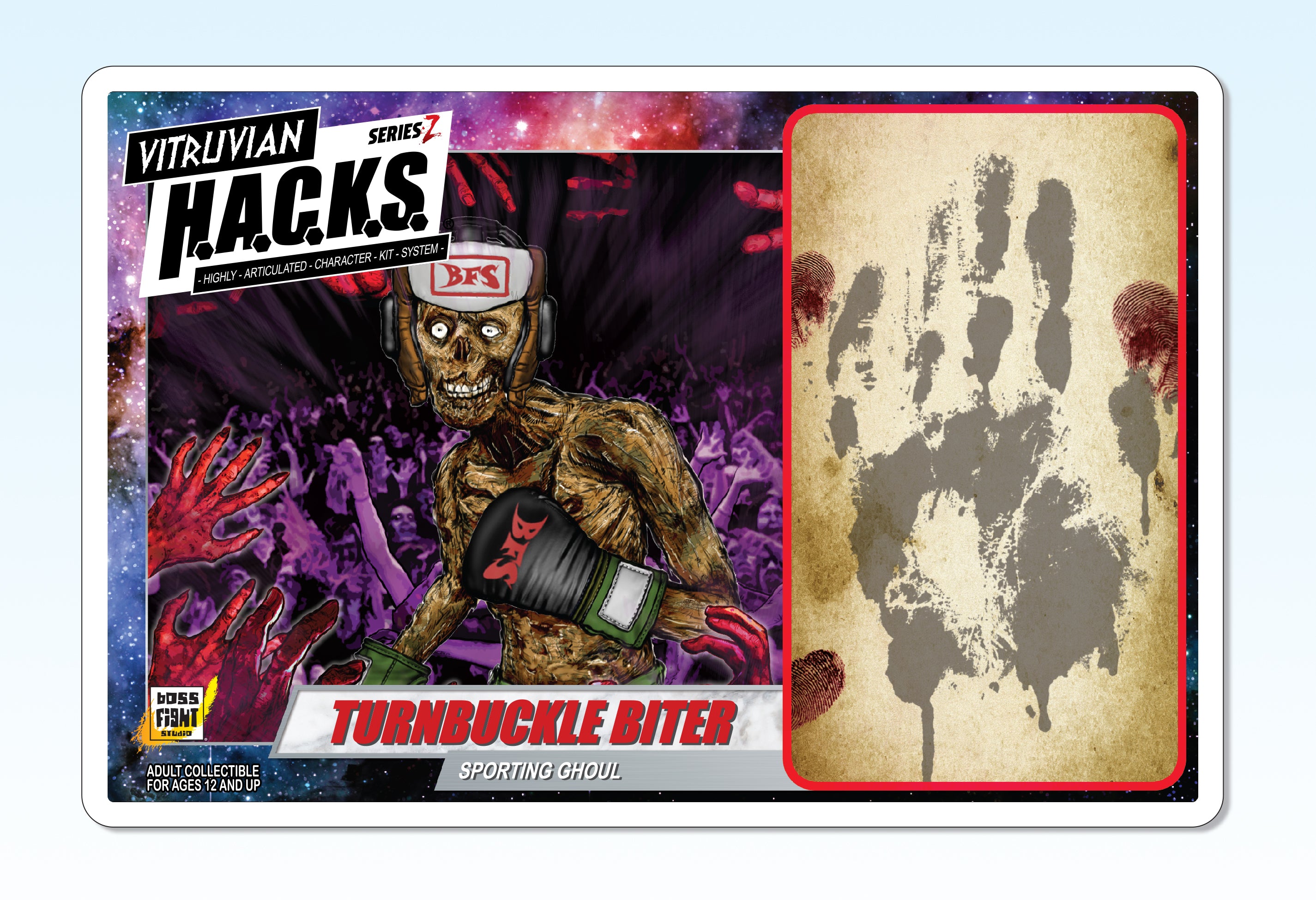 Vitruvian H.A.C.K.S. Action Figure: Series Z - TURNBUCKLE BITER