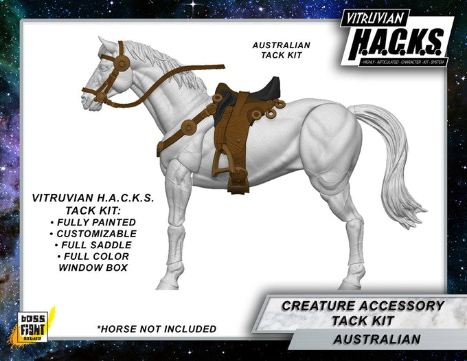 MIGHTY STEEDS - AUSTRALIAN TACK KIT - ACTION FIGURE ACCESSORIES