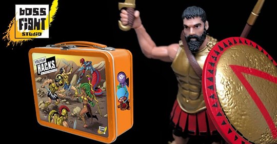 Vitruvian H.A.C.K.S. Action Figure: Leonidas V2 & Lunchbox