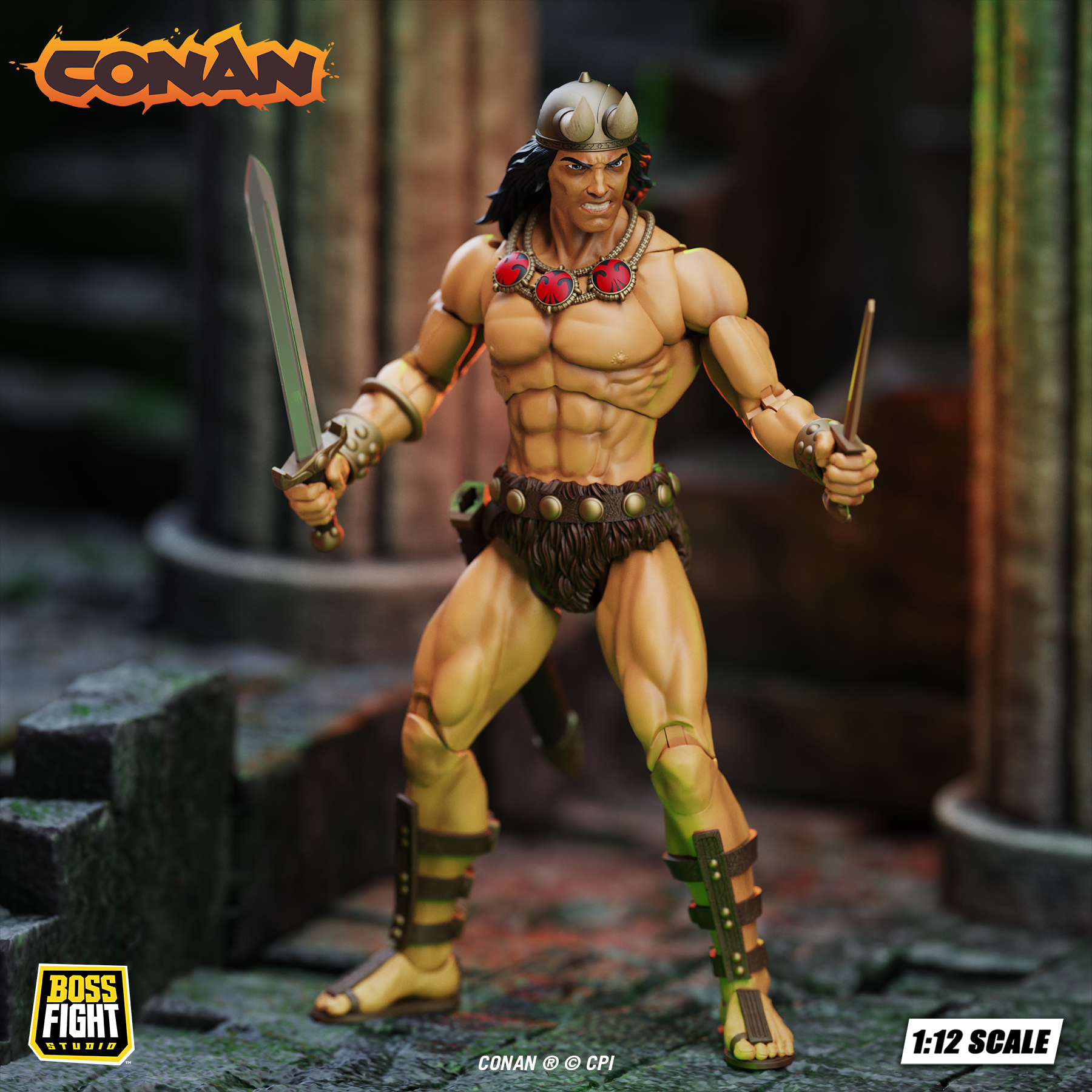 Epic H.A.C.K.S. Conan the Barbarian | The Tower of the Elephant 2-Pack: Young Conan and Yag-Kosha