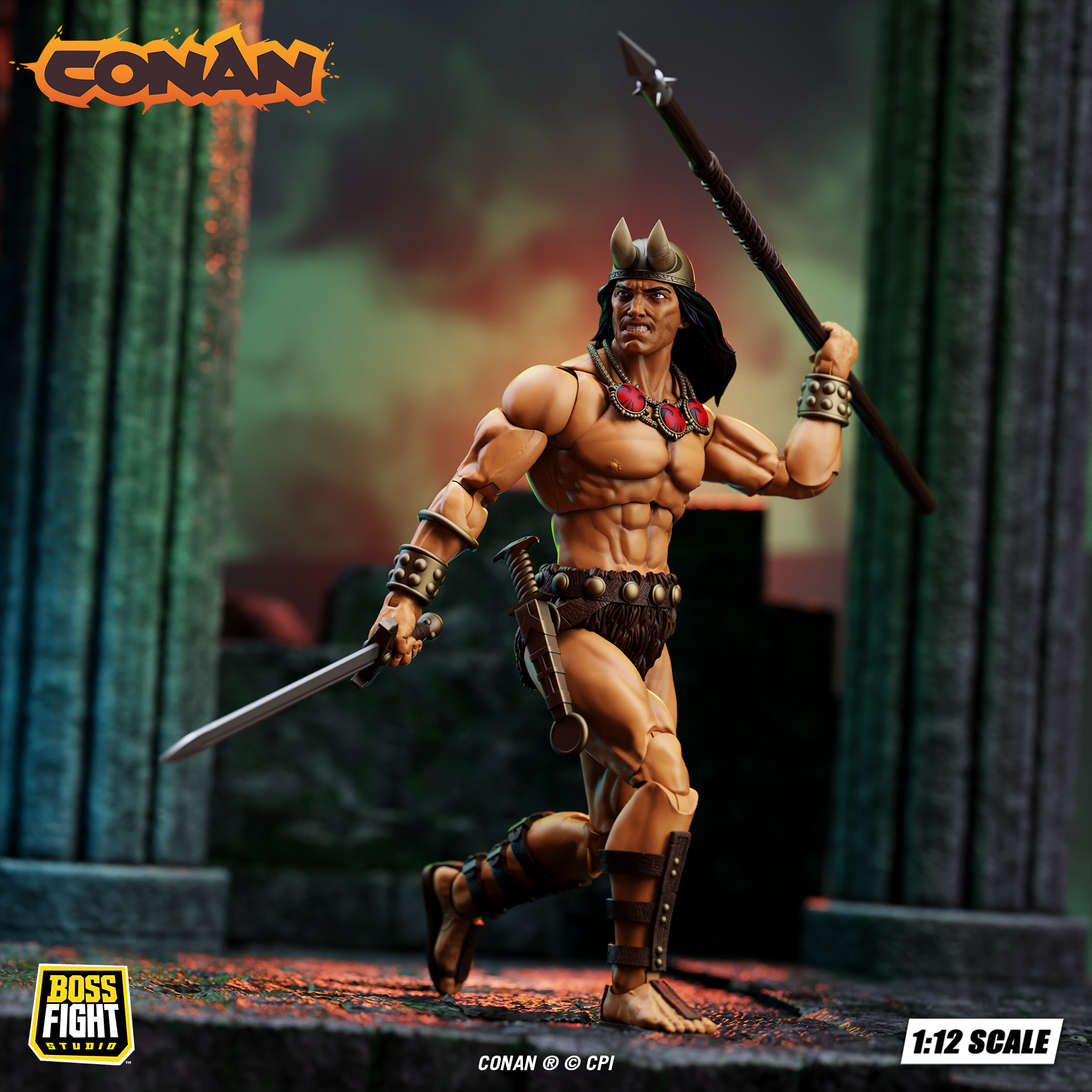 Epic H.A.C.K.S. Conan the Barbarian | The Tower of the Elephant 2-Pack: Young Conan and Yag-Kosha