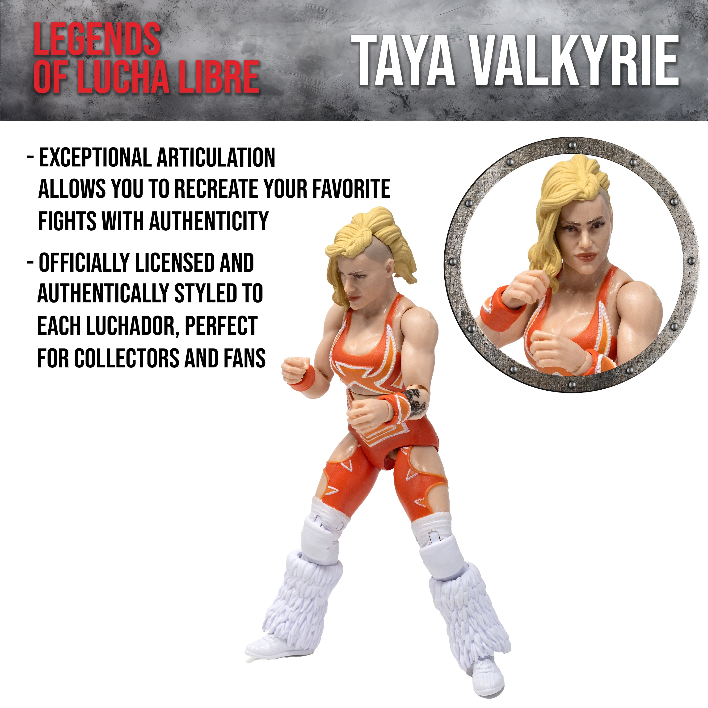 Legends of Lucha Libre Action Figure - Fanaticos: Taya Valkyrie