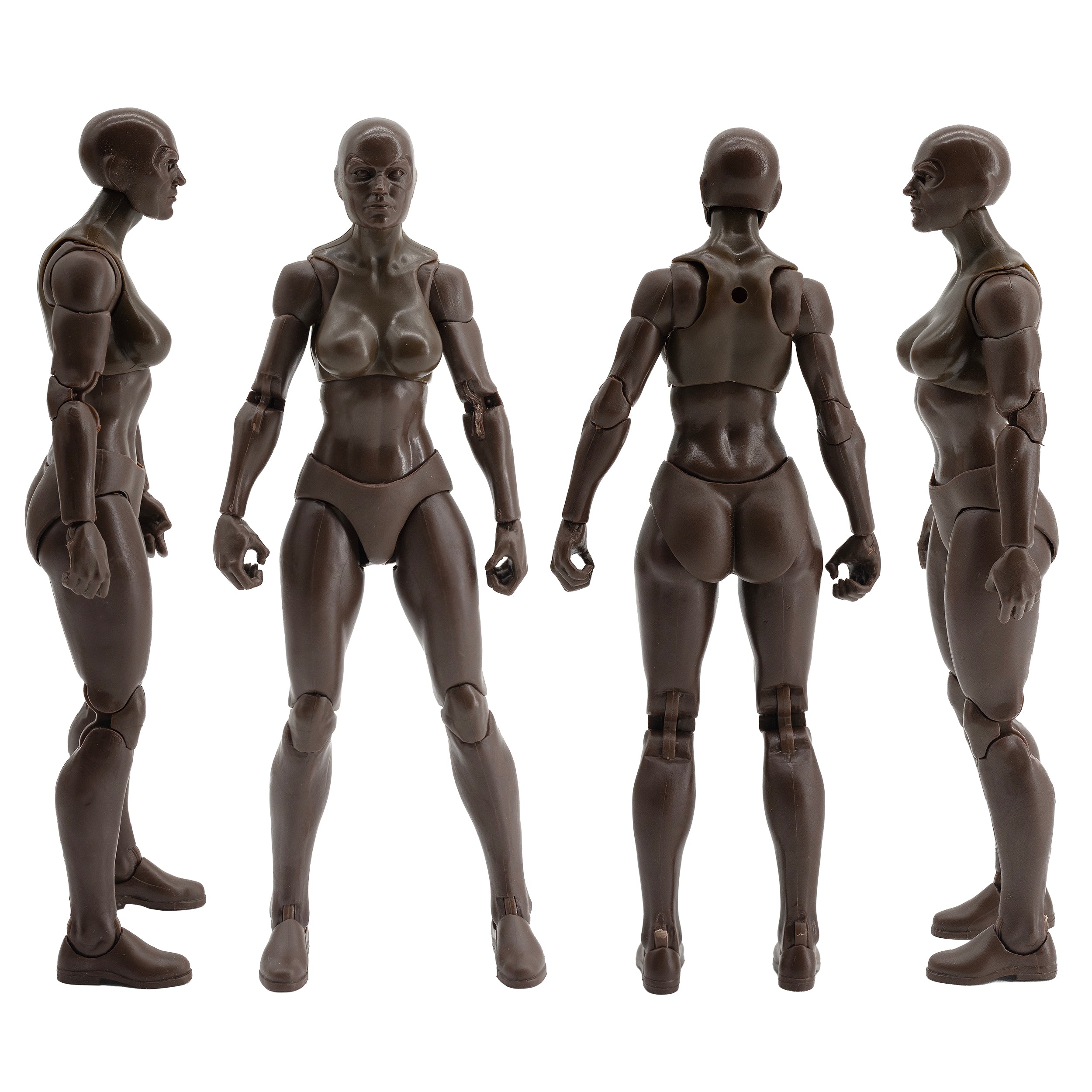 Epic H.A.C.K.S. Blanks: Coffee Brown Female