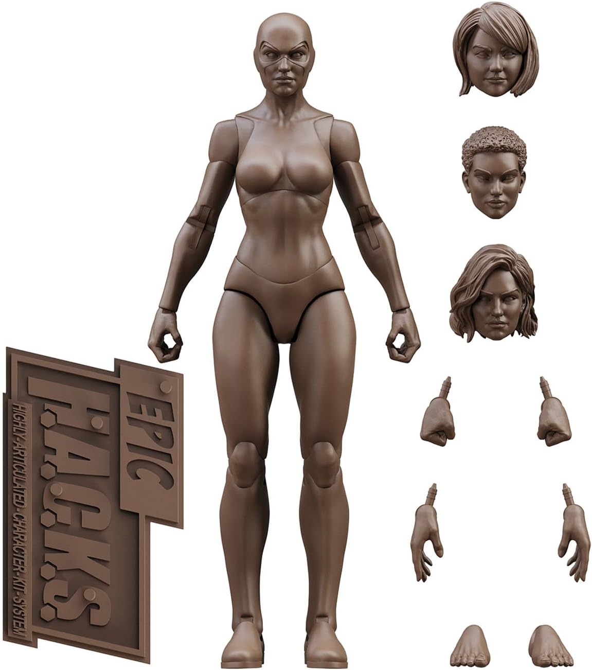 Epic H.A.C.K.S. Blanks: Coffee Brown Female