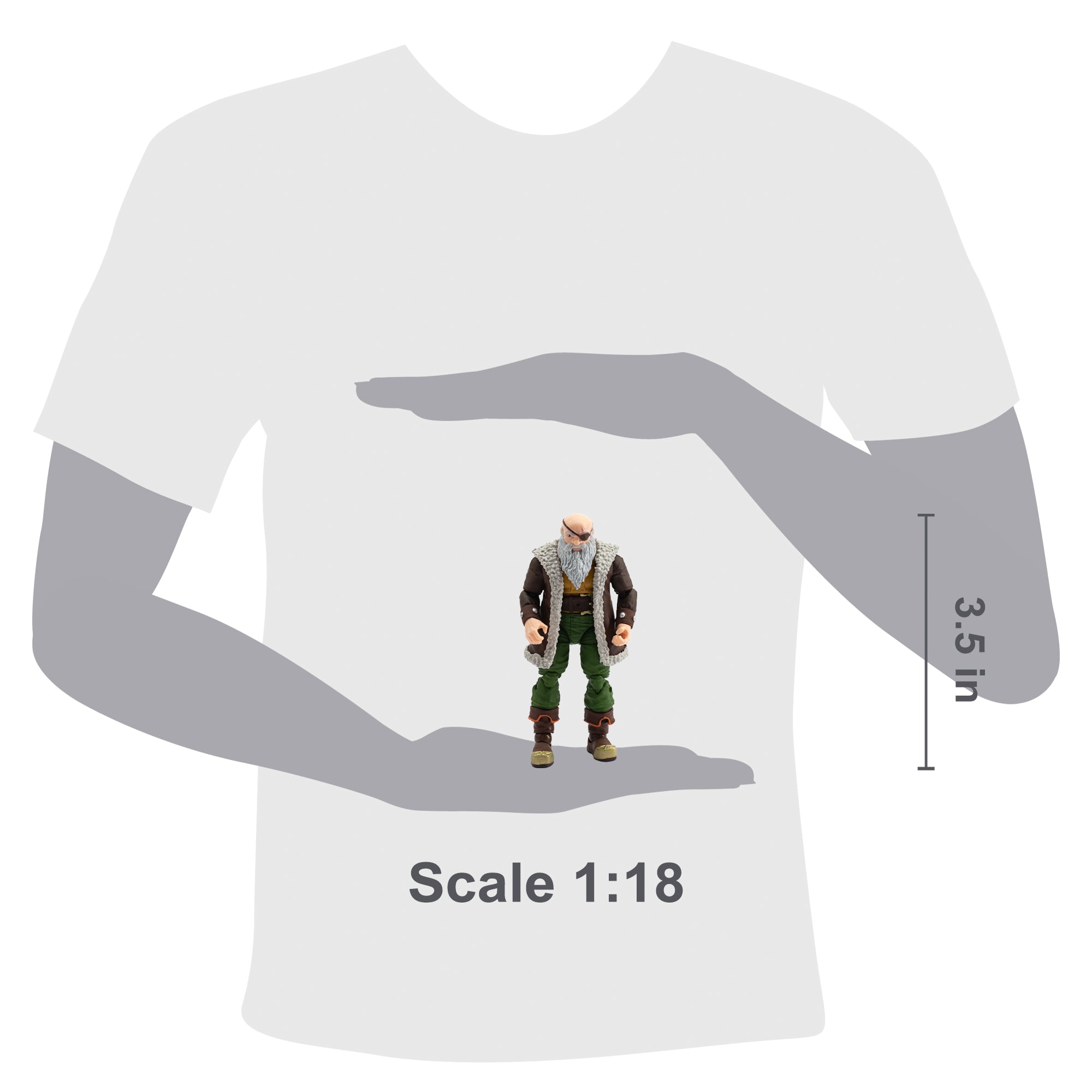 Vitruvian H.A.C.K.S. Action Figure - Grimgrom (Dwarf Mercenary)