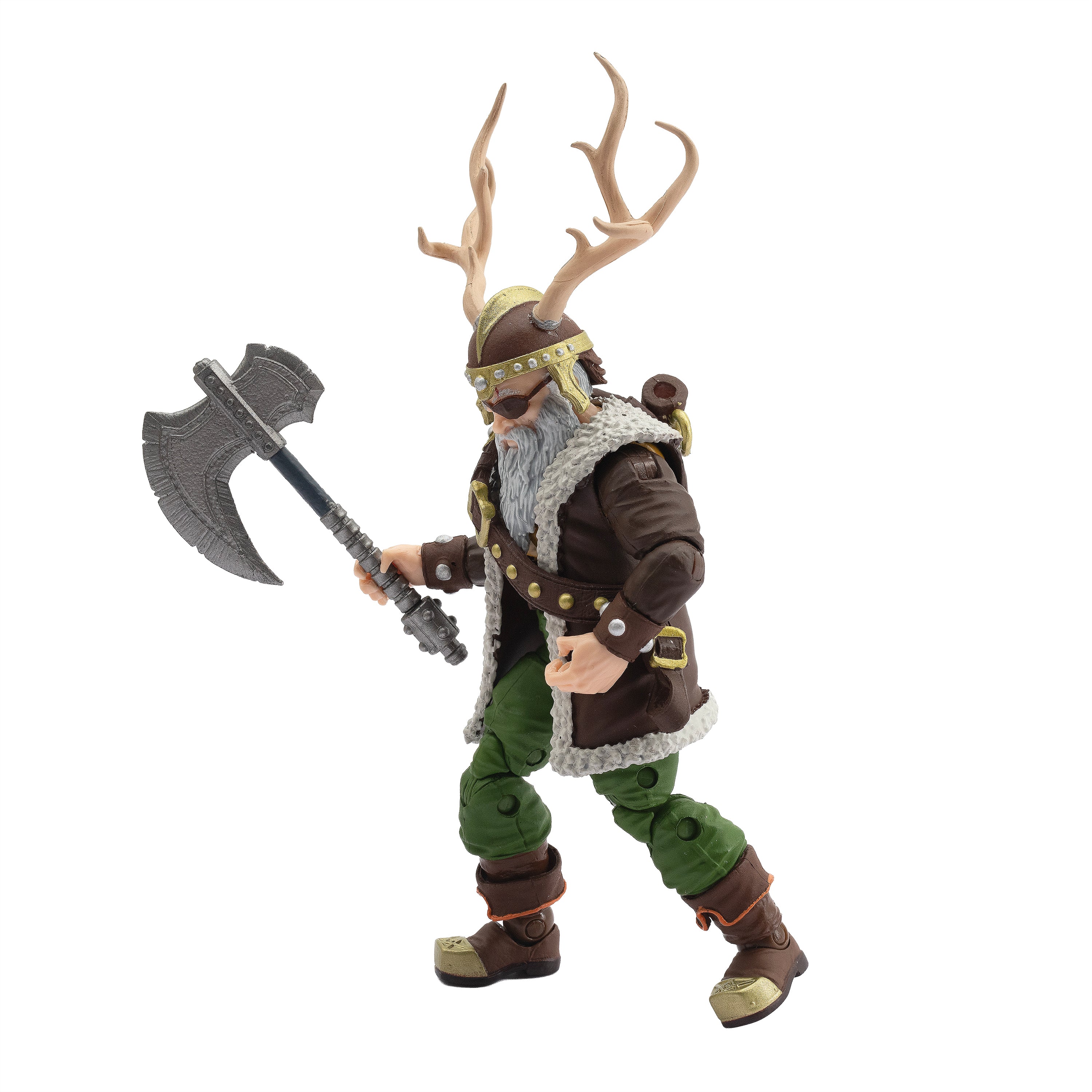 Vitruvian H.A.C.K.S. Action Figure - Grimgrom (Dwarf Mercenary)