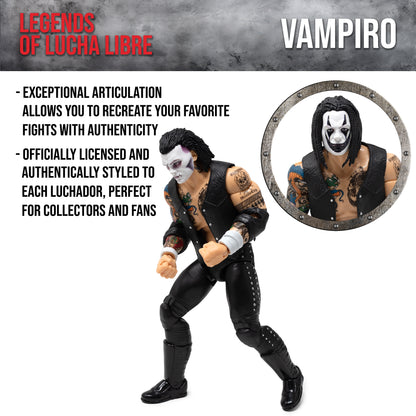 Legends of Lucha Libre Premium Action Figure: Vampiro