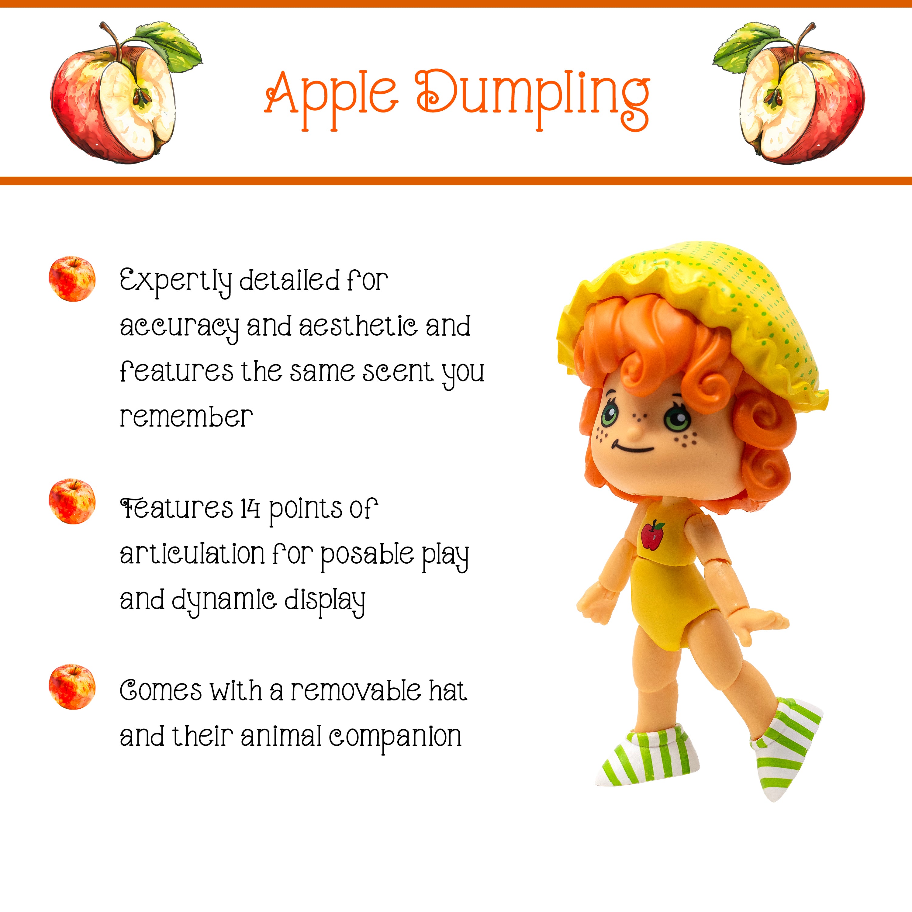 Strawberry Shortcake Deluxe Action Figure: Apple Dumplin