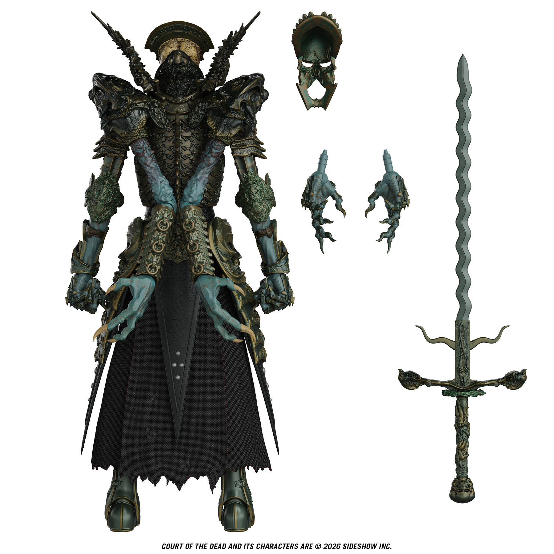 Court of the Dead 1:12th Scale Action Figure | Mortighull: Exalted Reaper General
