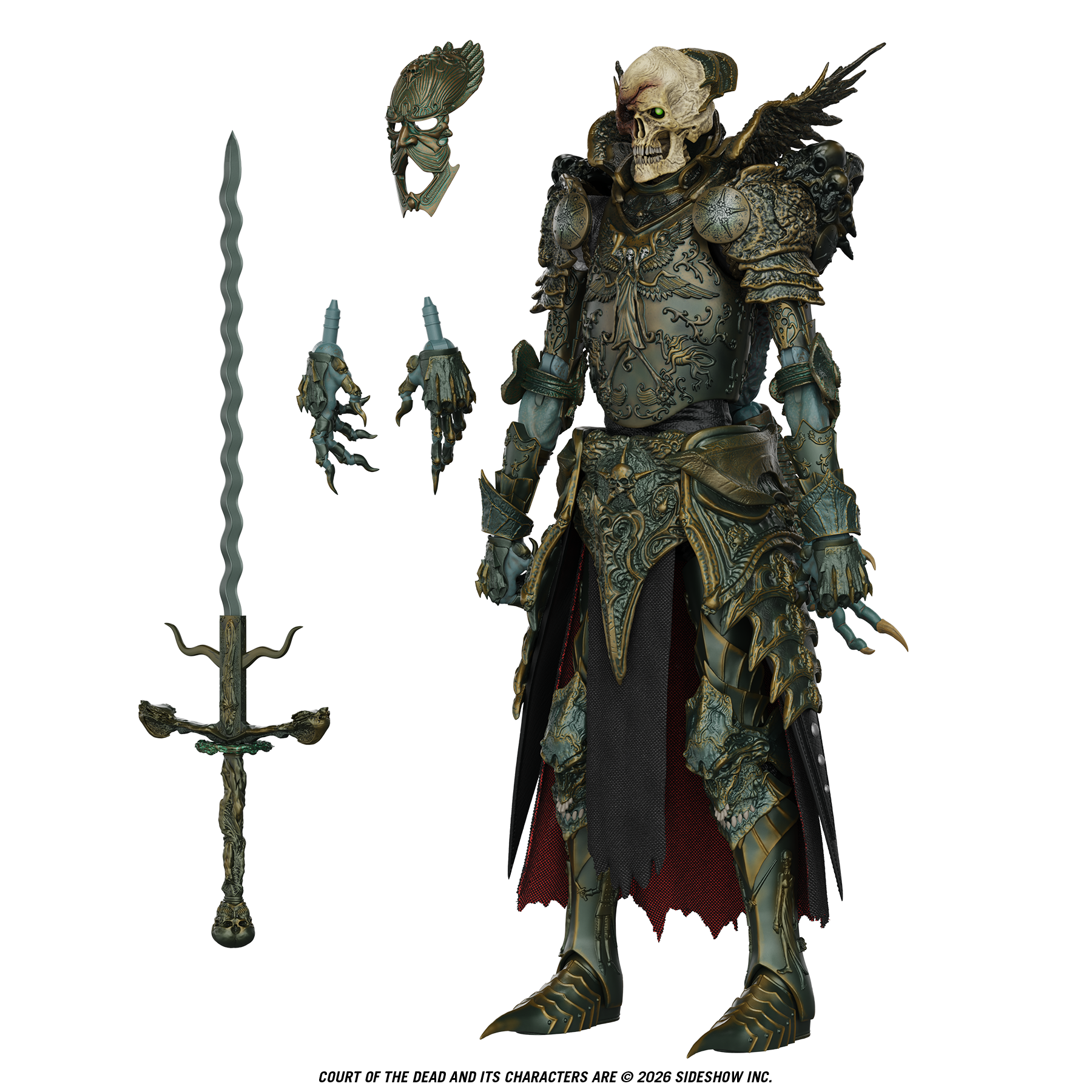 Court of the Dead 1:12th Scale Action Figure | Mortighull: Exalted Reaper General