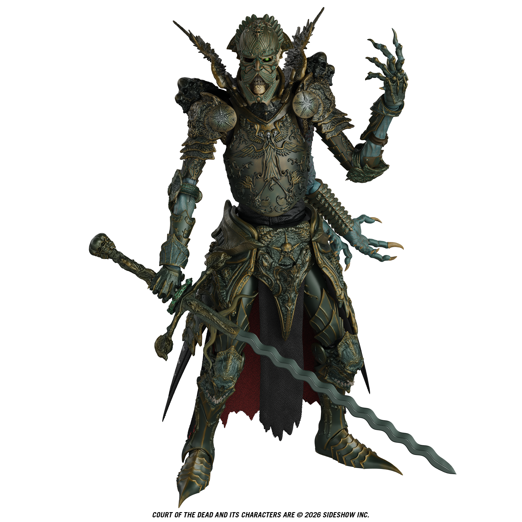Court of the Dead 1:12th Scale Action Figure | Mortighull: Exalted Reaper General