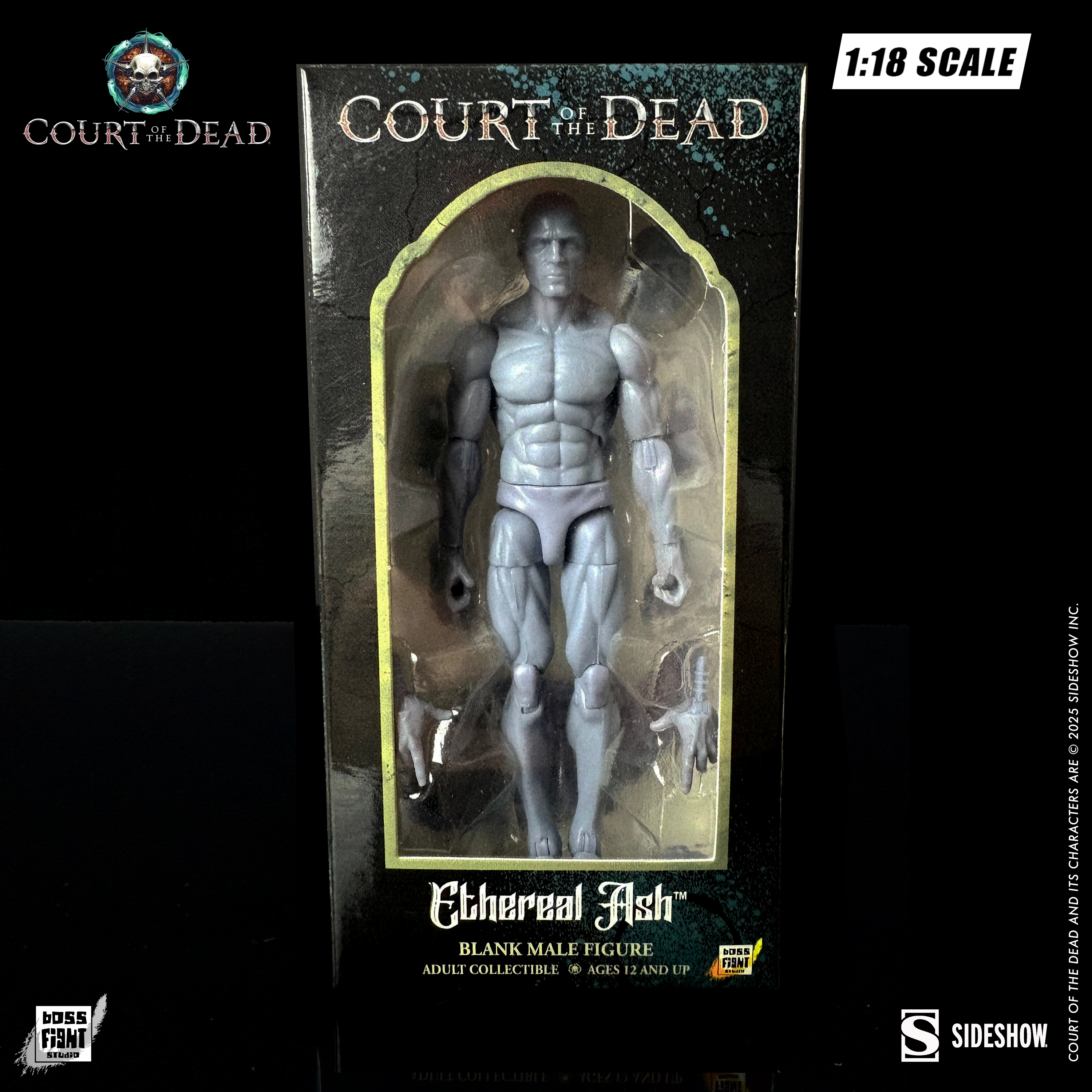 Court of the Dead 1:18th Scale Action Figure Blank | Ethereal Ash Male