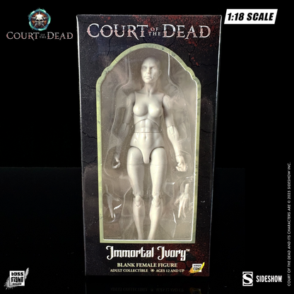 Court of the Dead 1:18th Scale Action Figure Blank | Immortal Ivory Female