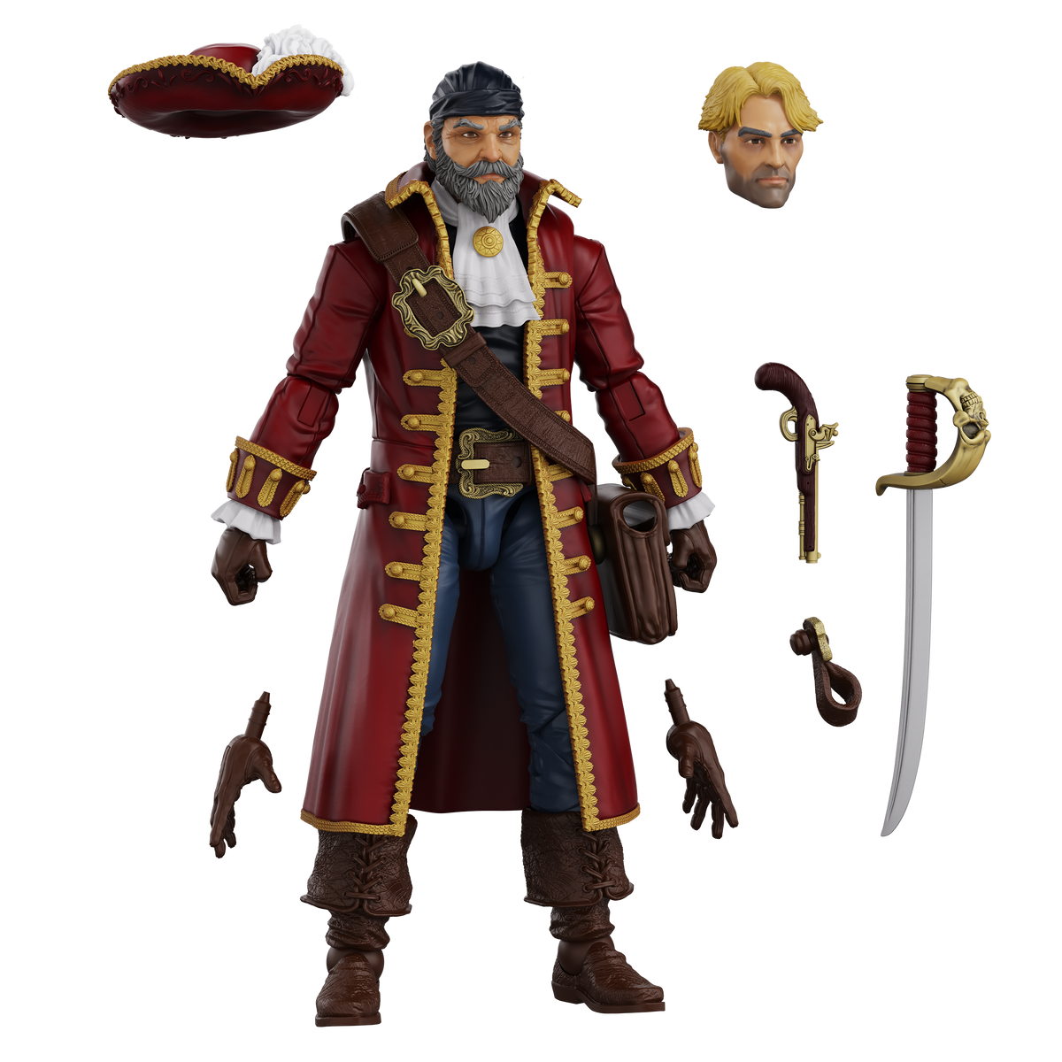 Hero H.A.C.K.S. Core Wave 1 Action Figure - John Bradford: Captain of the Temporal Voyager